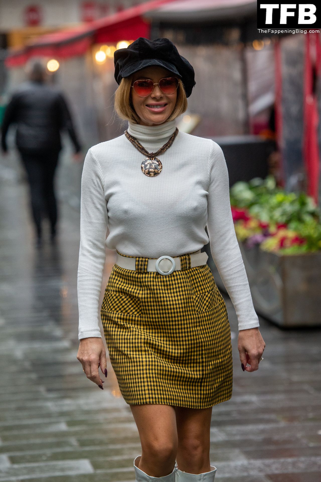 Amanda Holden Sexy The Fappening Blog 9 - Amanda Holden Shows Off Her Pokies Leaving the Global Radio Studios in London (46 Photos)
