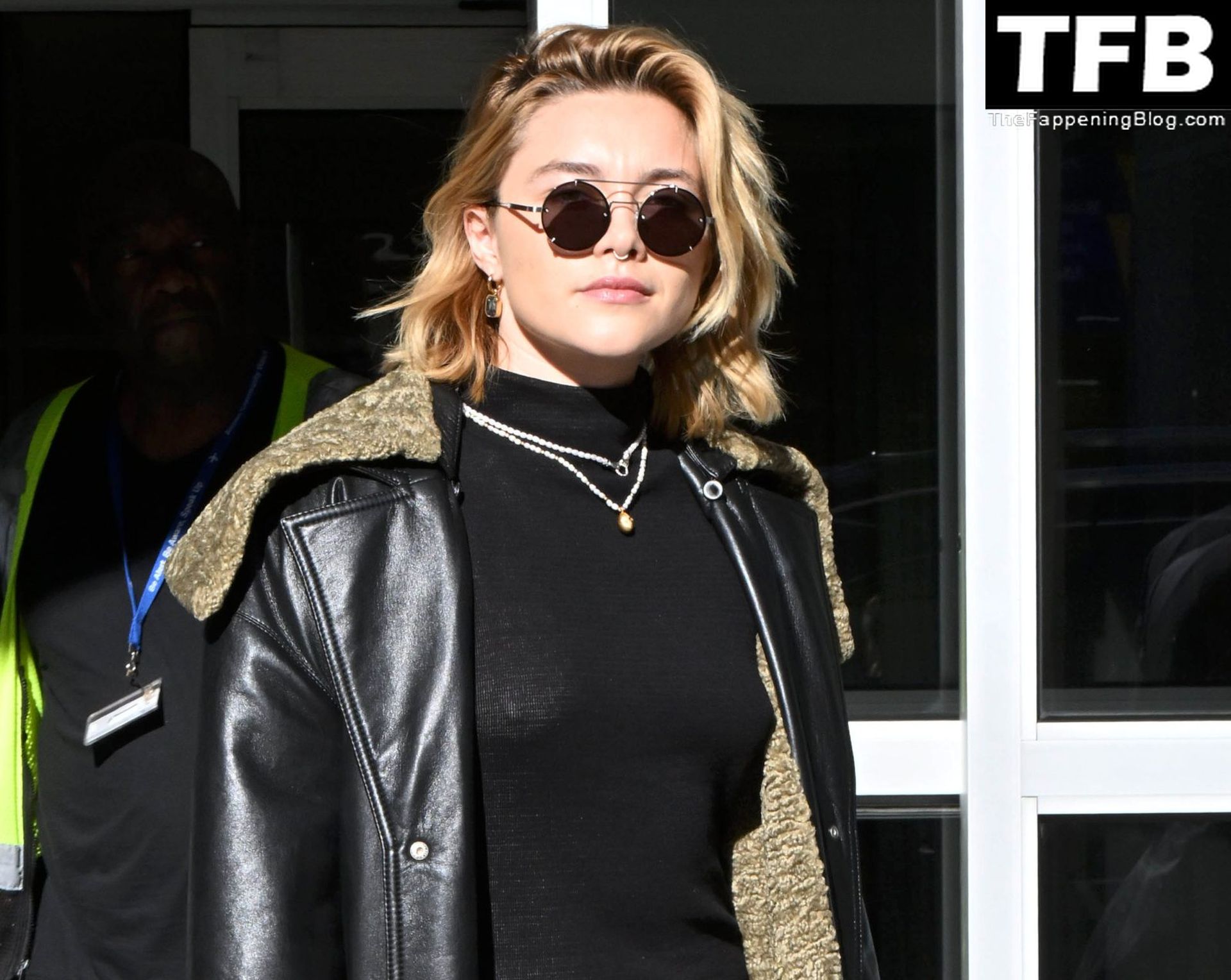 Florence Pugh Pokies The Fappening Blog 27 - Florence Pugh Shows Off Her Pokies at JFK airport in NYC (31 Photos)