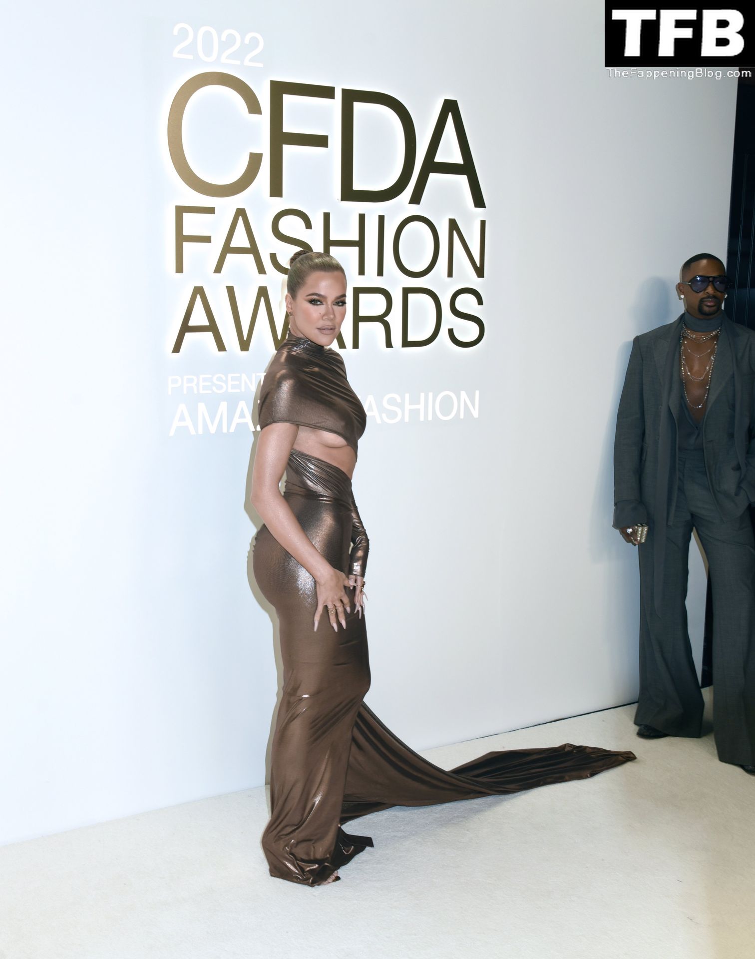 Khloe Kardashian Sexy Tits The Fappening Blog 16 - Khloe Kardashian Shows Off Her Underboob at the 2022 CFDA Fashion Awards (110 Photos)