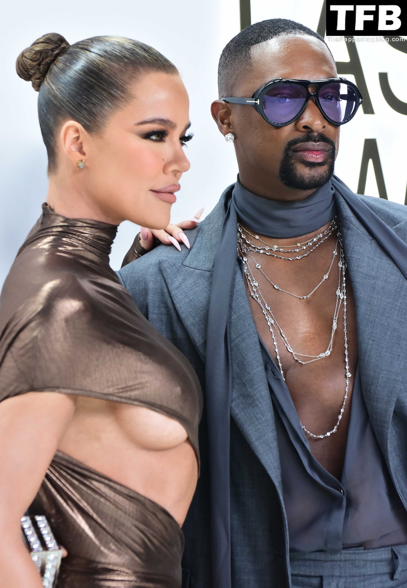 Khloe Kardashian Sexy Tits The Fappening Blog 55 - Khloe Kardashian Shows Off Her Underboob at the 2022 CFDA Fashion Awards (110 Photos)