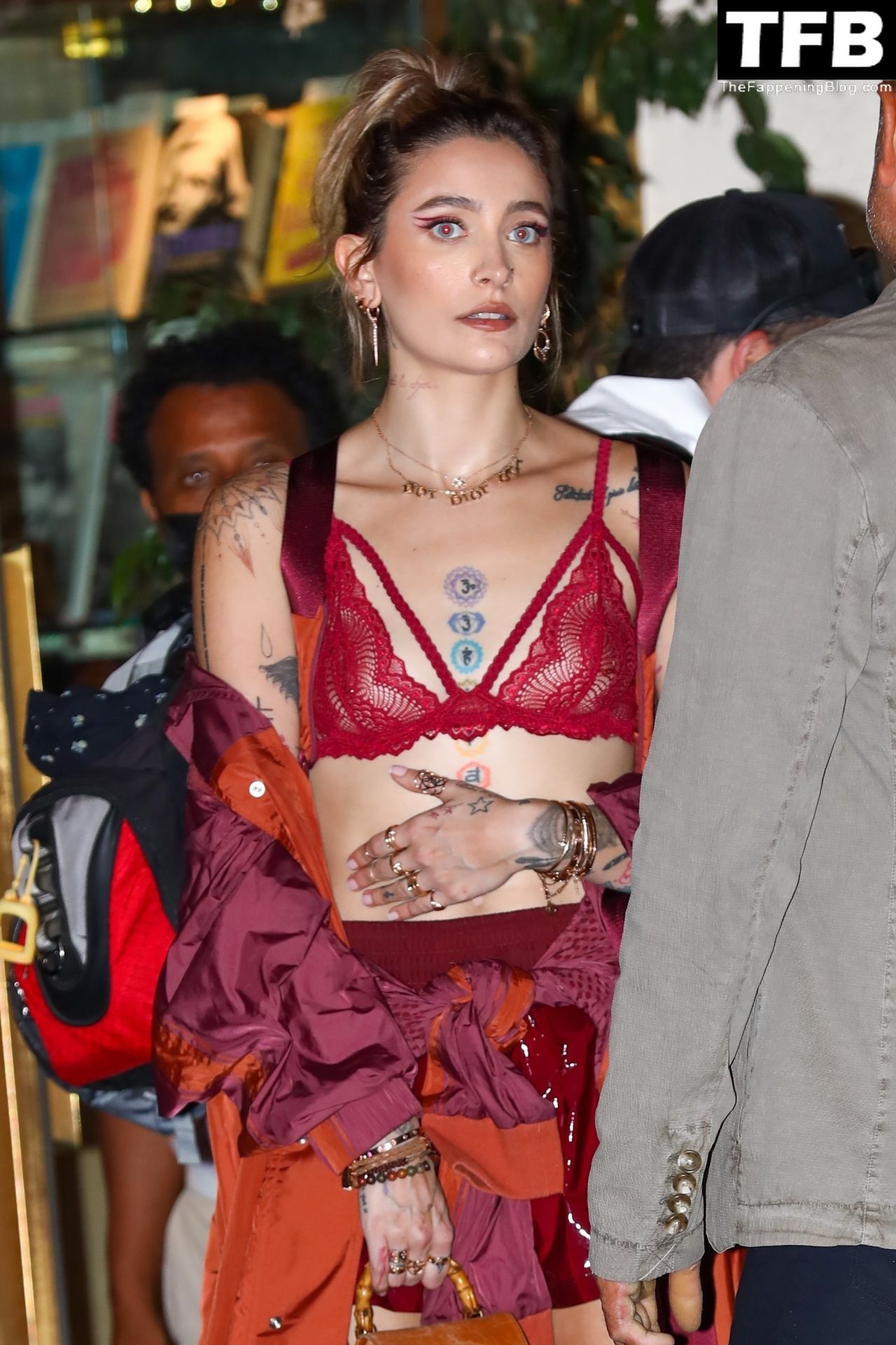Paris Jackson See Through Nudity The Fappening Blog 1 - Paris Jackson Flashes Her Nude Tits Wearing a See-Through Bra in WeHo (34 Photos)