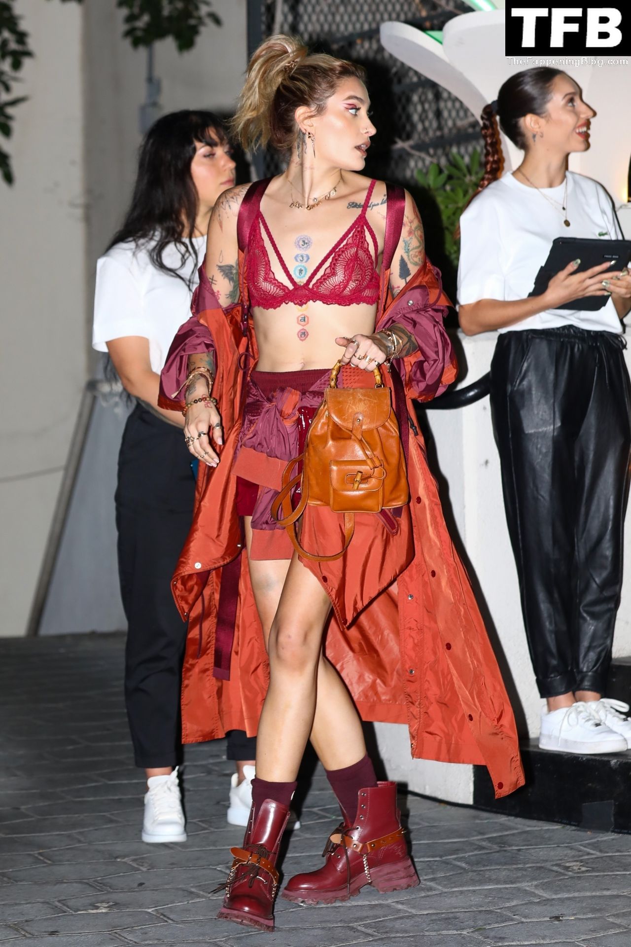 Paris Jackson See Through Nudity The Fappening Blog 14 - Paris Jackson Flashes Her Nude Tits Wearing a See-Through Bra in WeHo (34 Photos)