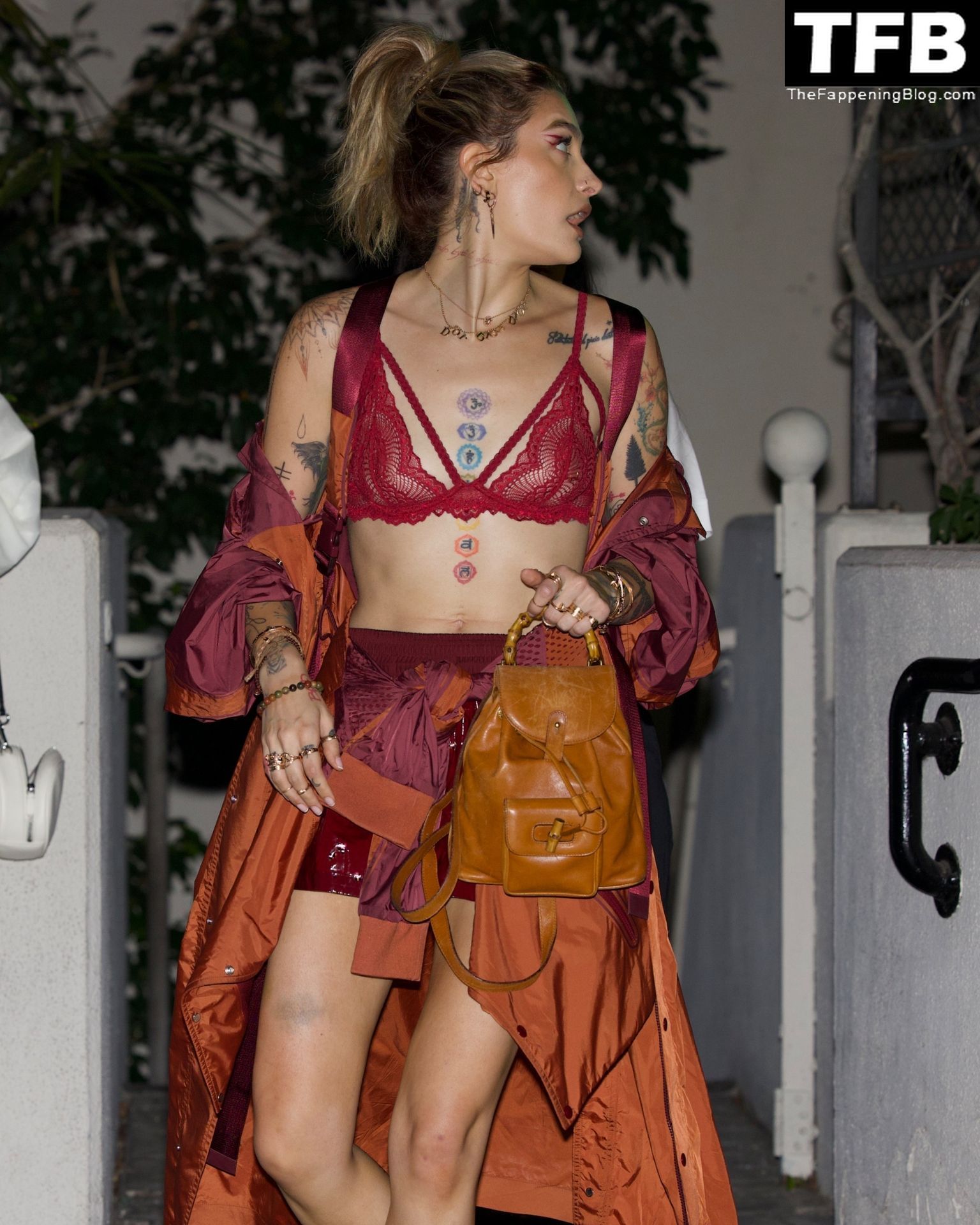 Paris Jackson See Through Nudity The Fappening Blog 29 - Paris Jackson Flashes Her Nude Tits Wearing a See-Through Bra in WeHo (34 Photos)