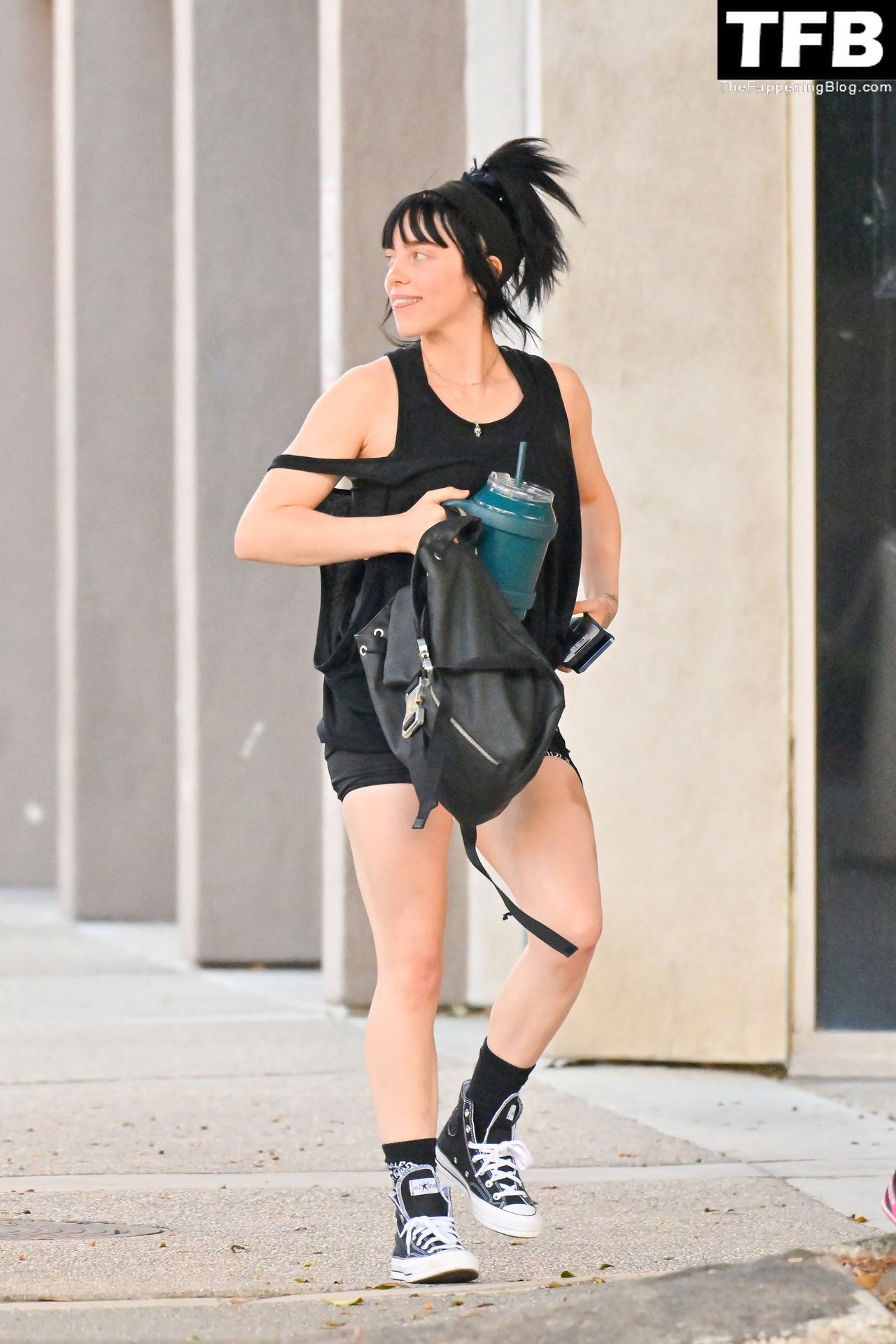 Billie Eilish Sexy The Fappening Blog 18 - Billie Eilish Keeps Up Her Fitness Regime, Stepping Out For Another Workout in Studio City (26 Photos)