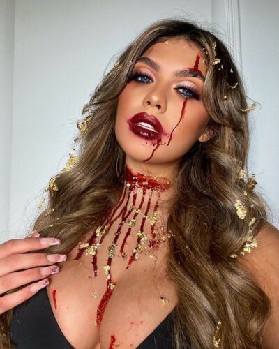 Belle Hassan Halloween TheFappening.Pro 1 400x500 - Belle Hassan First Halloween Look (7 Photos And Video)