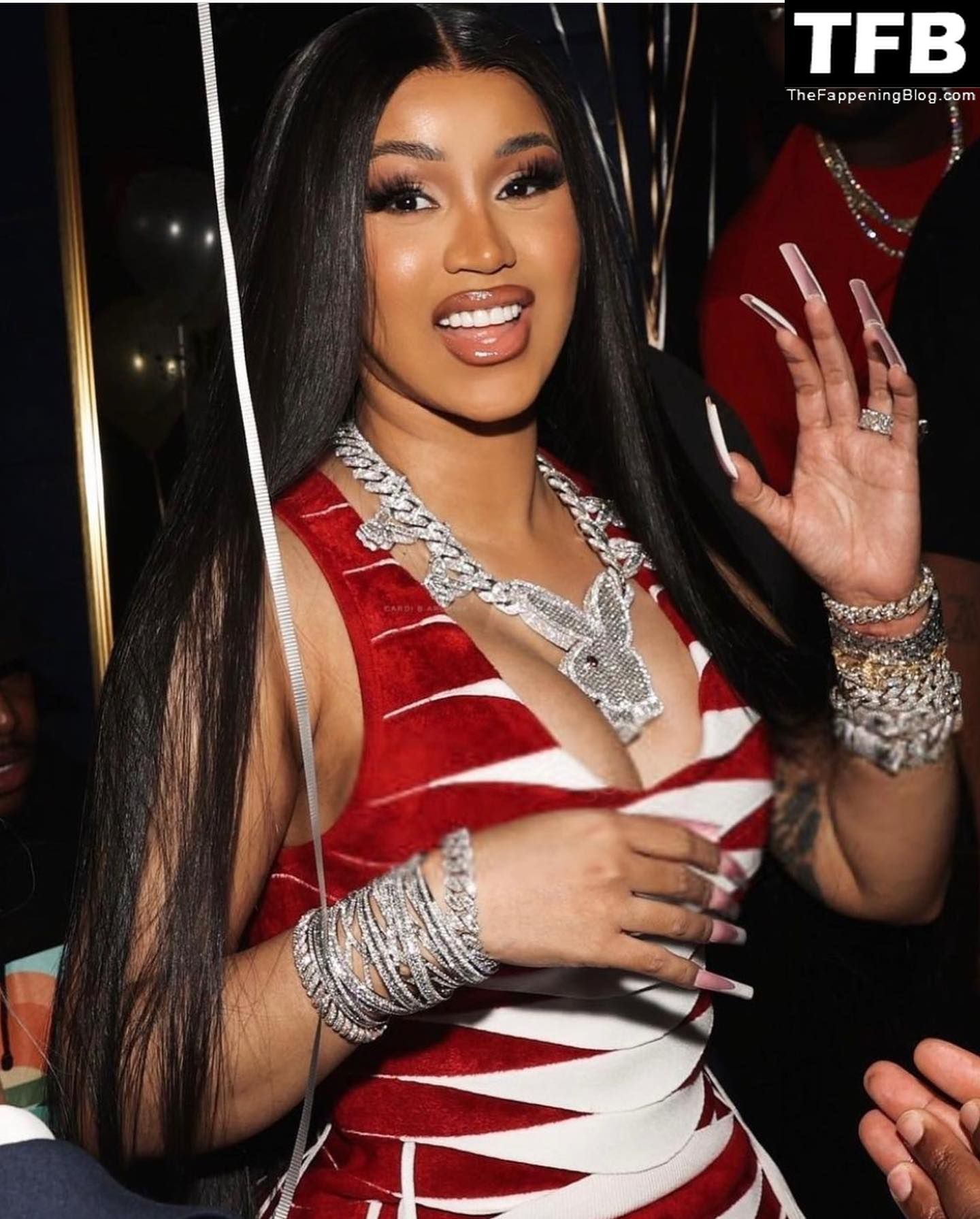 Cardi B Sexy The Fappening Blog 1 - Cardi B Flaunts Her Cleavage as She Leaves a Club with Offset in NYC (8 Photos)