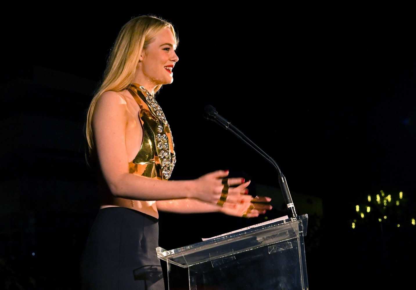 Elle Fanning Sexy TheFappening.Pro 18 - Elle Fanning Sexy At 6th Annual InStyle Awards (38 Photos And Video)