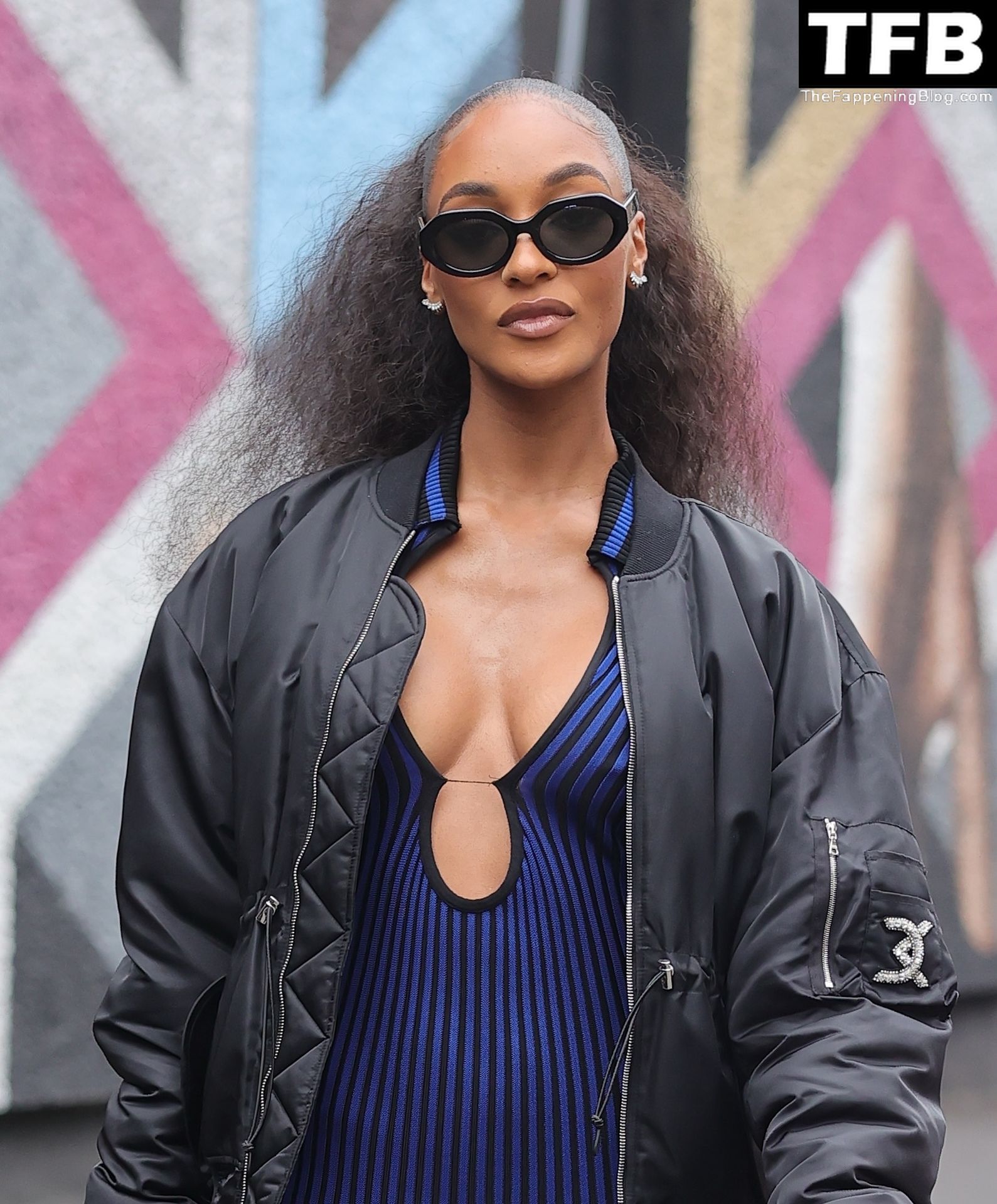 Jourdan Dunn Sexy The Fappening Blog 1 - Jourdan Dunn Shows Off Her Sexy Legs and Tits at David Koma Fashion Show (5 Photos)