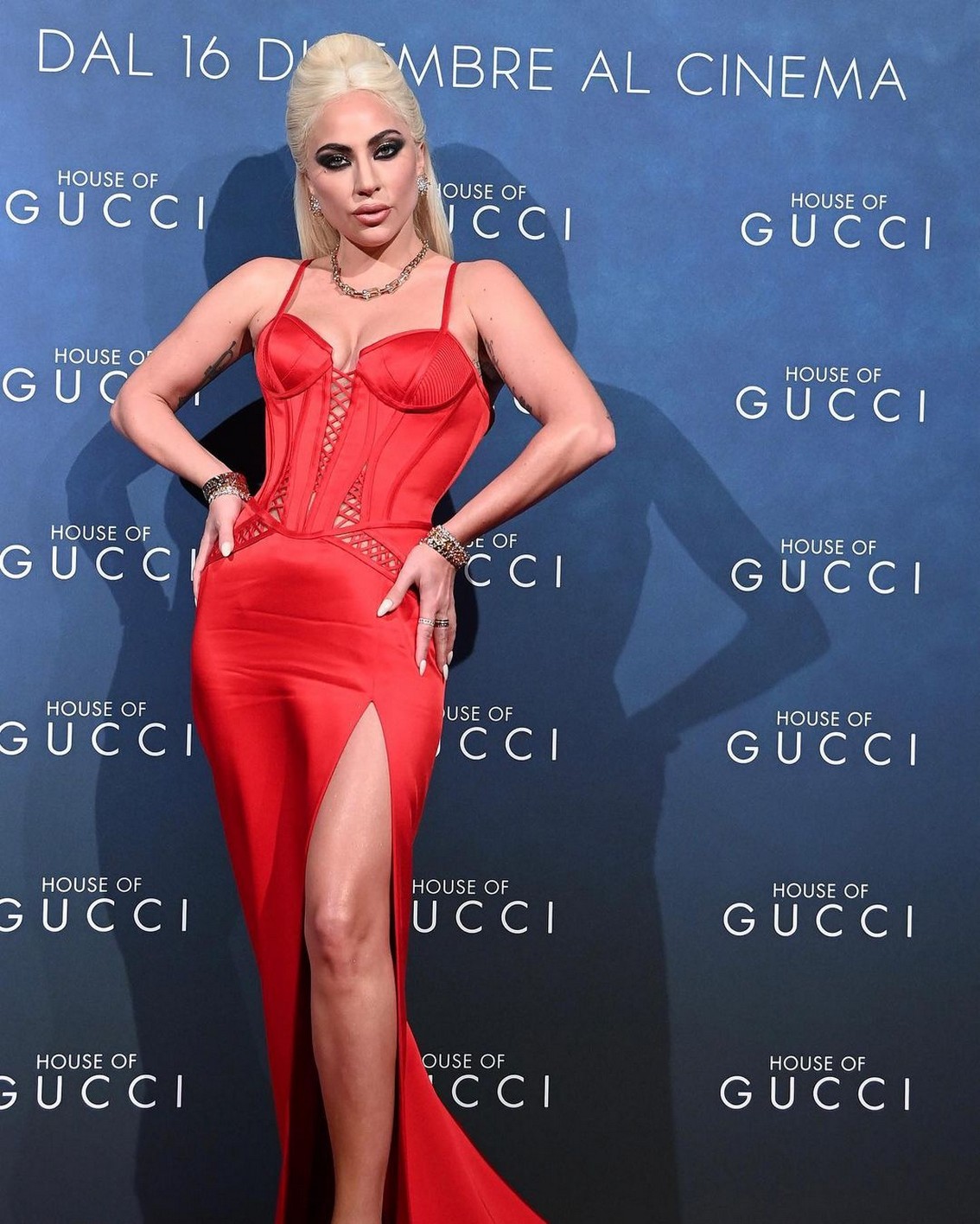 Lady Gaga Sexy TheFappening.Pro 4 - Lady Gaga Sexy In Red (6 Photos)