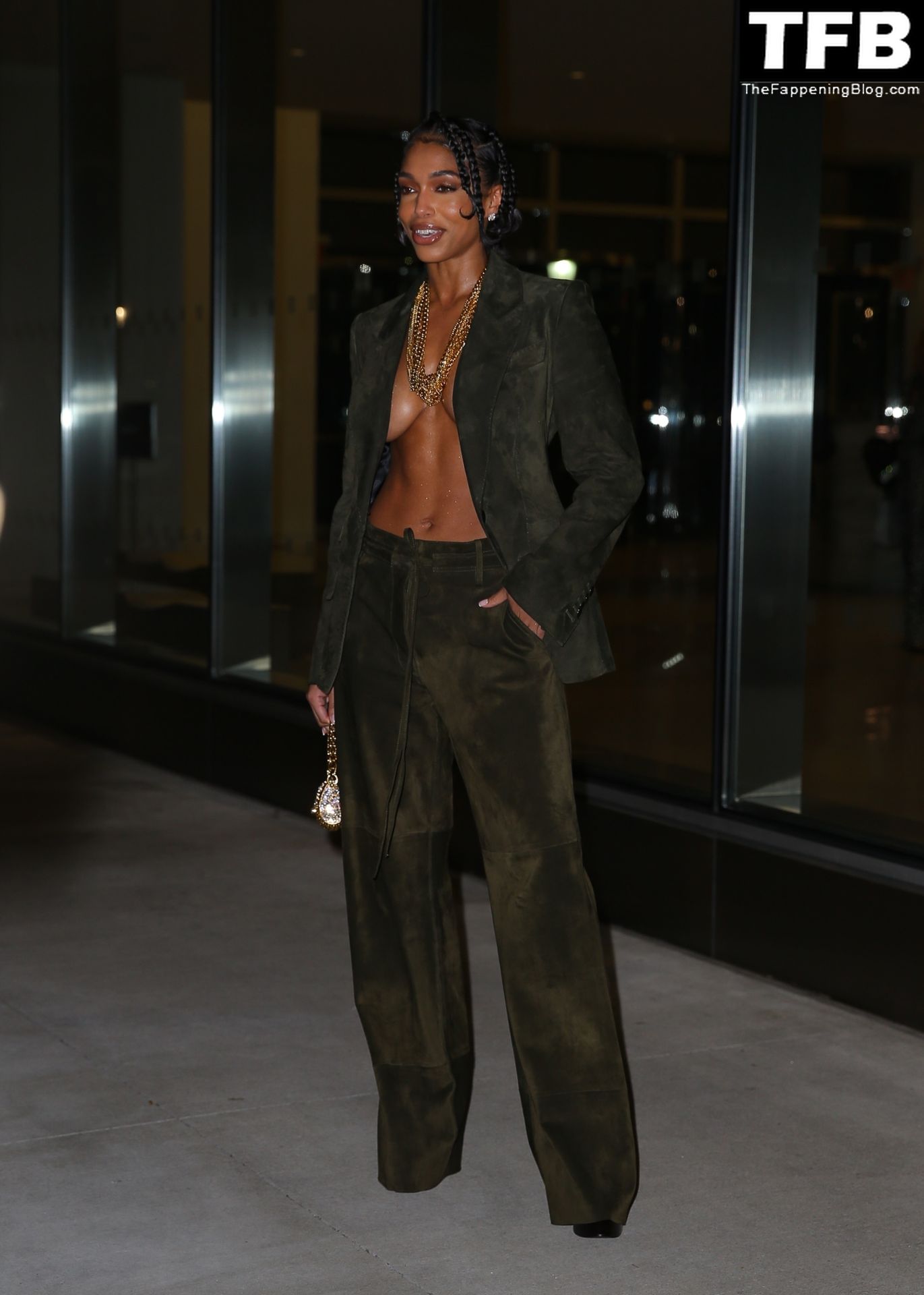 Lori Harvey Sexy The Fappening Blog 10 - Lori Harvey Shows Off Her Tits at the Tom Ford Fashion Show (38 Photos)