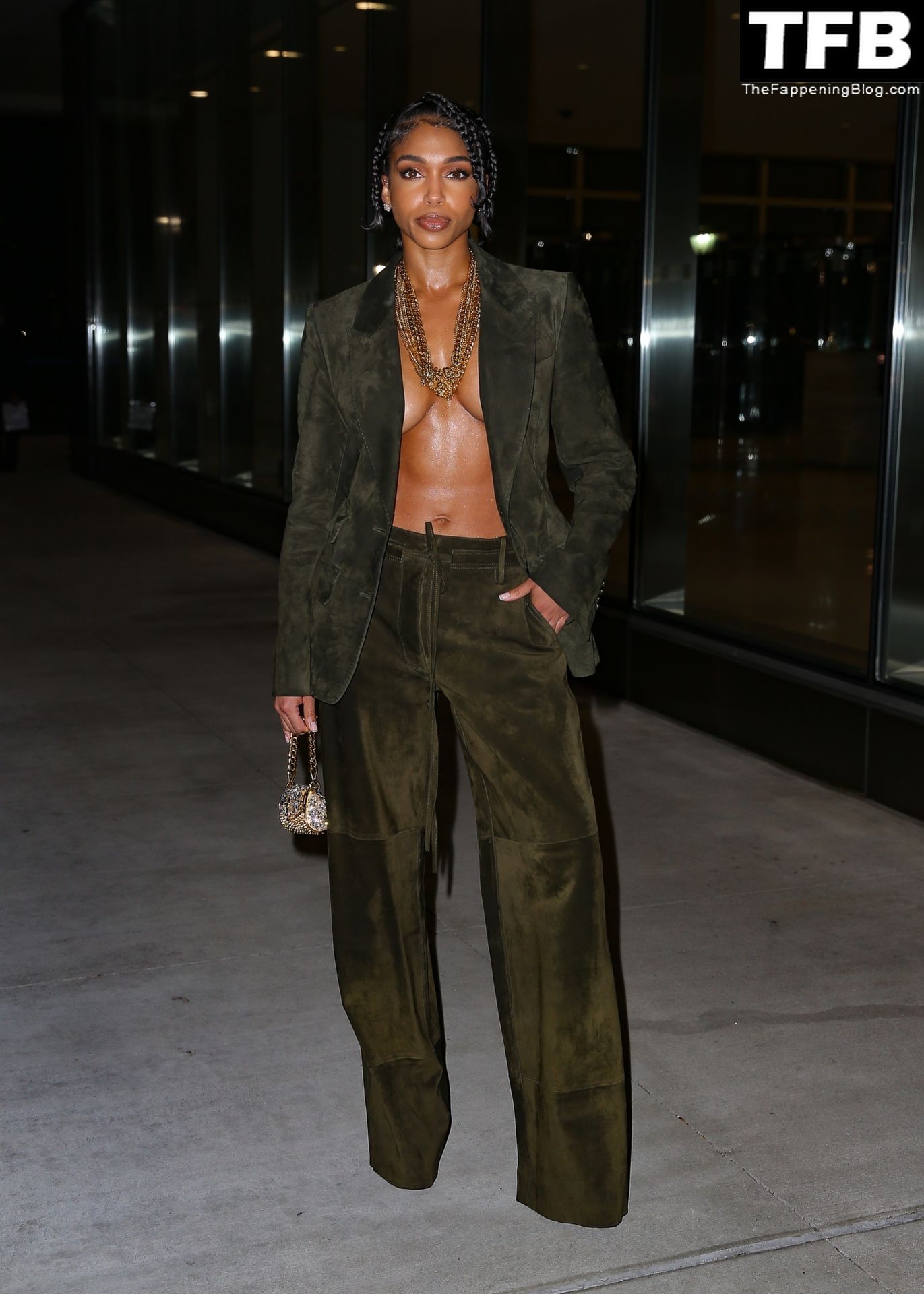 Lori Harvey Sexy The Fappening Blog 12 - Lori Harvey Shows Off Her Tits at the Tom Ford Fashion Show (38 Photos)