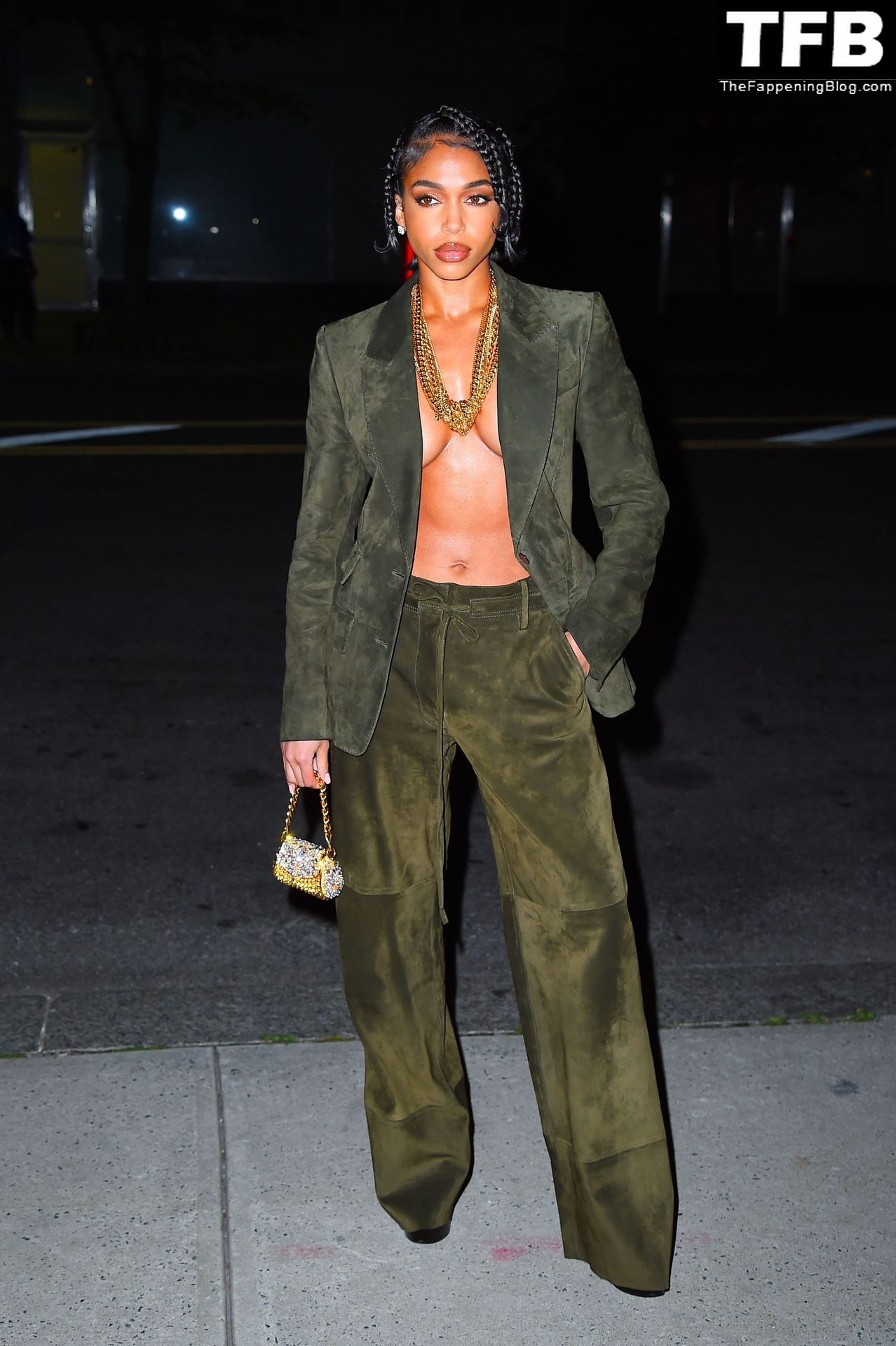 Lori Harvey Sexy The Fappening Blog 17 - Lori Harvey Shows Off Her Tits at the Tom Ford Fashion Show (38 Photos)