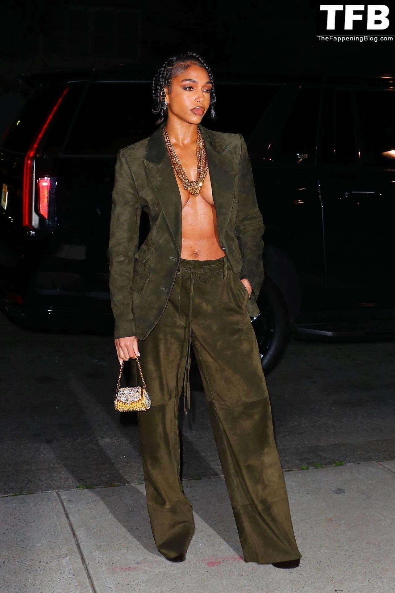 Lori Harvey Sexy The Fappening Blog 22 - Lori Harvey Shows Off Her Tits at the Tom Ford Fashion Show (38 Photos)