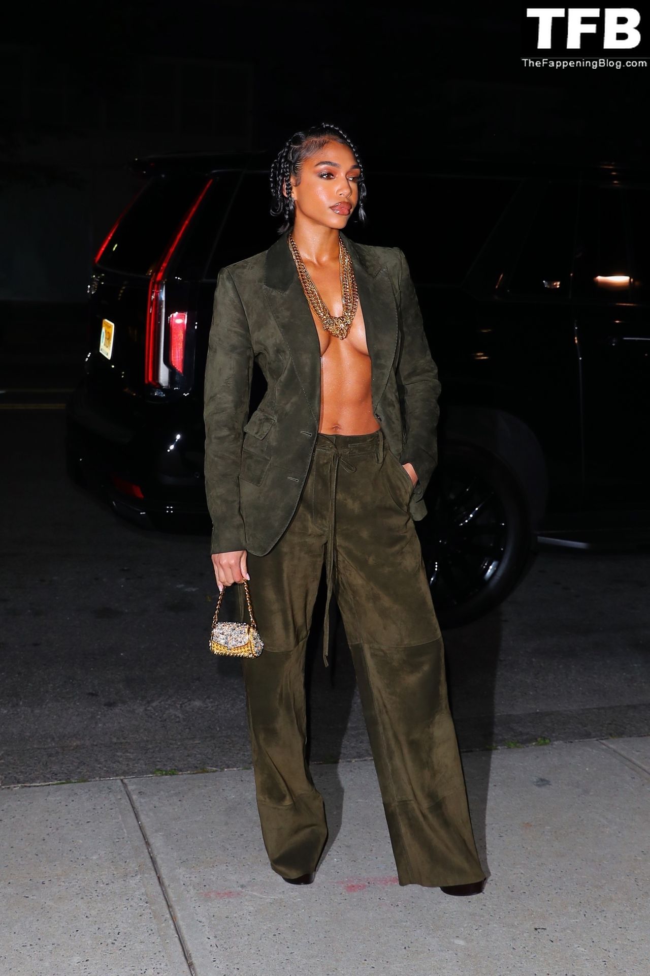 Lori Harvey Sexy The Fappening Blog 23 - Lori Harvey Shows Off Her Tits at the Tom Ford Fashion Show (38 Photos)