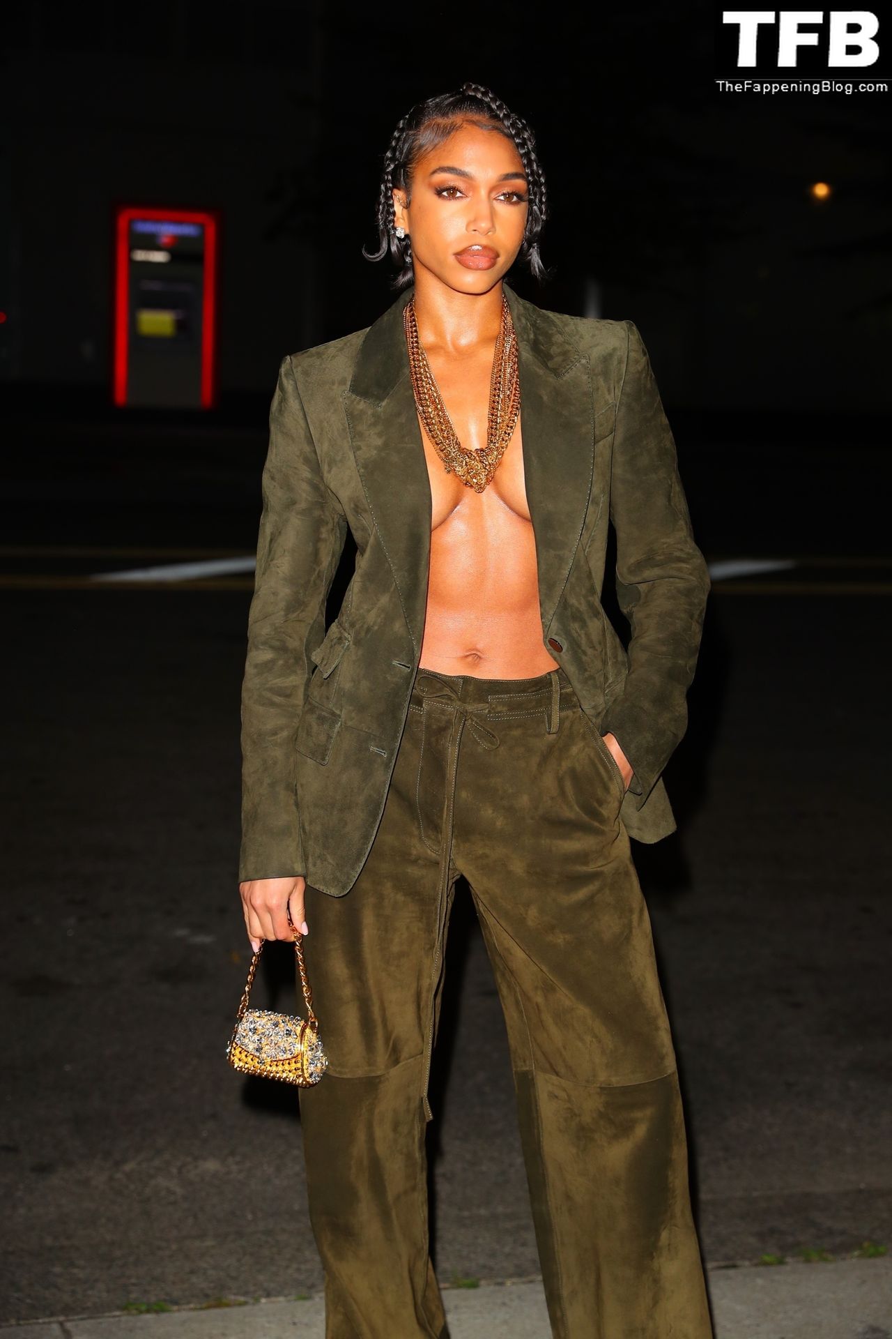 Lori Harvey Sexy The Fappening Blog 26 - Lori Harvey Shows Off Her Tits at the Tom Ford Fashion Show (38 Photos)