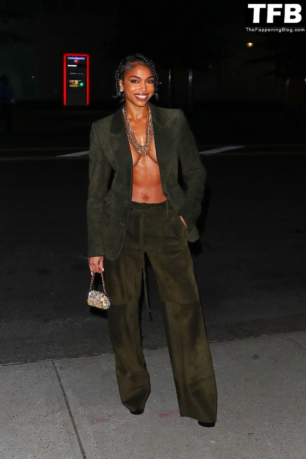 Lori Harvey Sexy The Fappening Blog 28 - Lori Harvey Shows Off Her Tits at the Tom Ford Fashion Show (38 Photos)