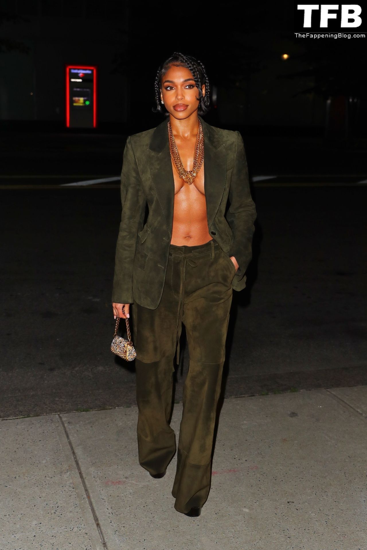 Lori Harvey Sexy The Fappening Blog 29 - Lori Harvey Shows Off Her Tits at the Tom Ford Fashion Show (38 Photos)