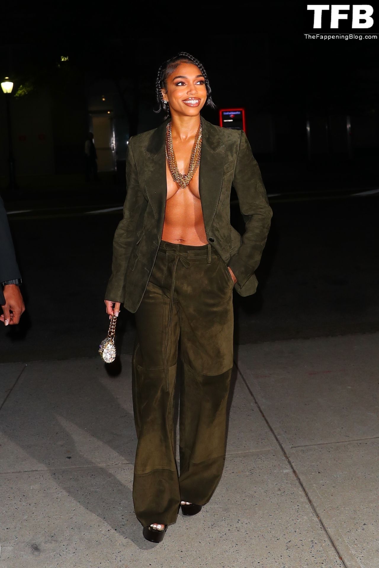 Lori Harvey Sexy The Fappening Blog 33 - Lori Harvey Shows Off Her Tits at the Tom Ford Fashion Show (38 Photos)