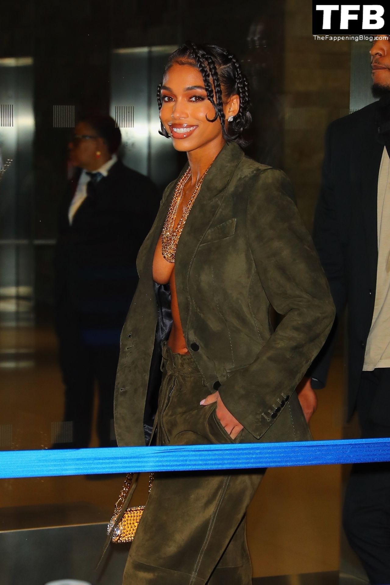 Lori Harvey Sexy The Fappening Blog 35 - Lori Harvey Shows Off Her Tits at the Tom Ford Fashion Show (38 Photos)