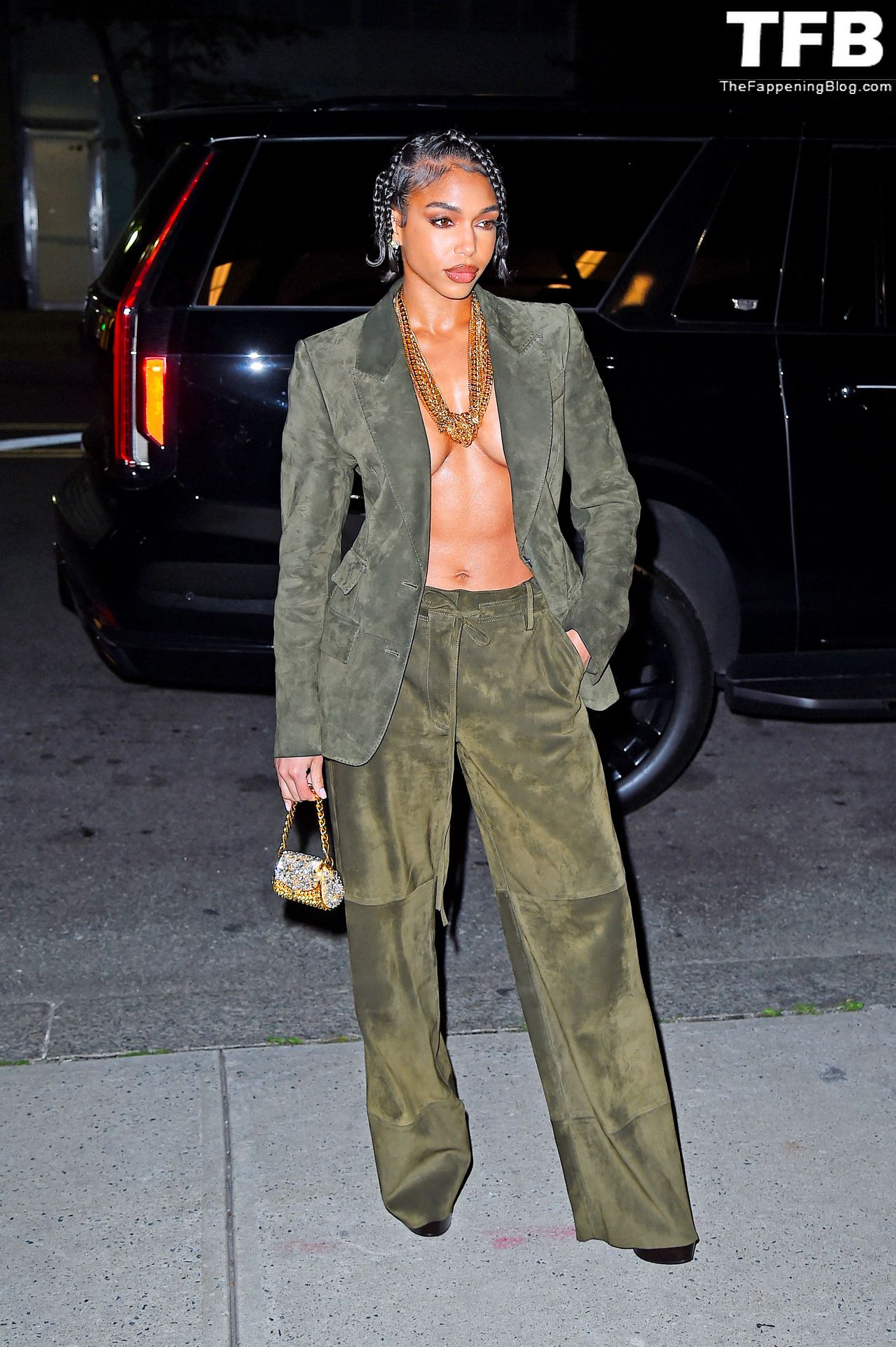 Lori Harvey Sexy The Fappening Blog 36 - Lori Harvey Shows Off Her Tits at the Tom Ford Fashion Show (38 Photos)