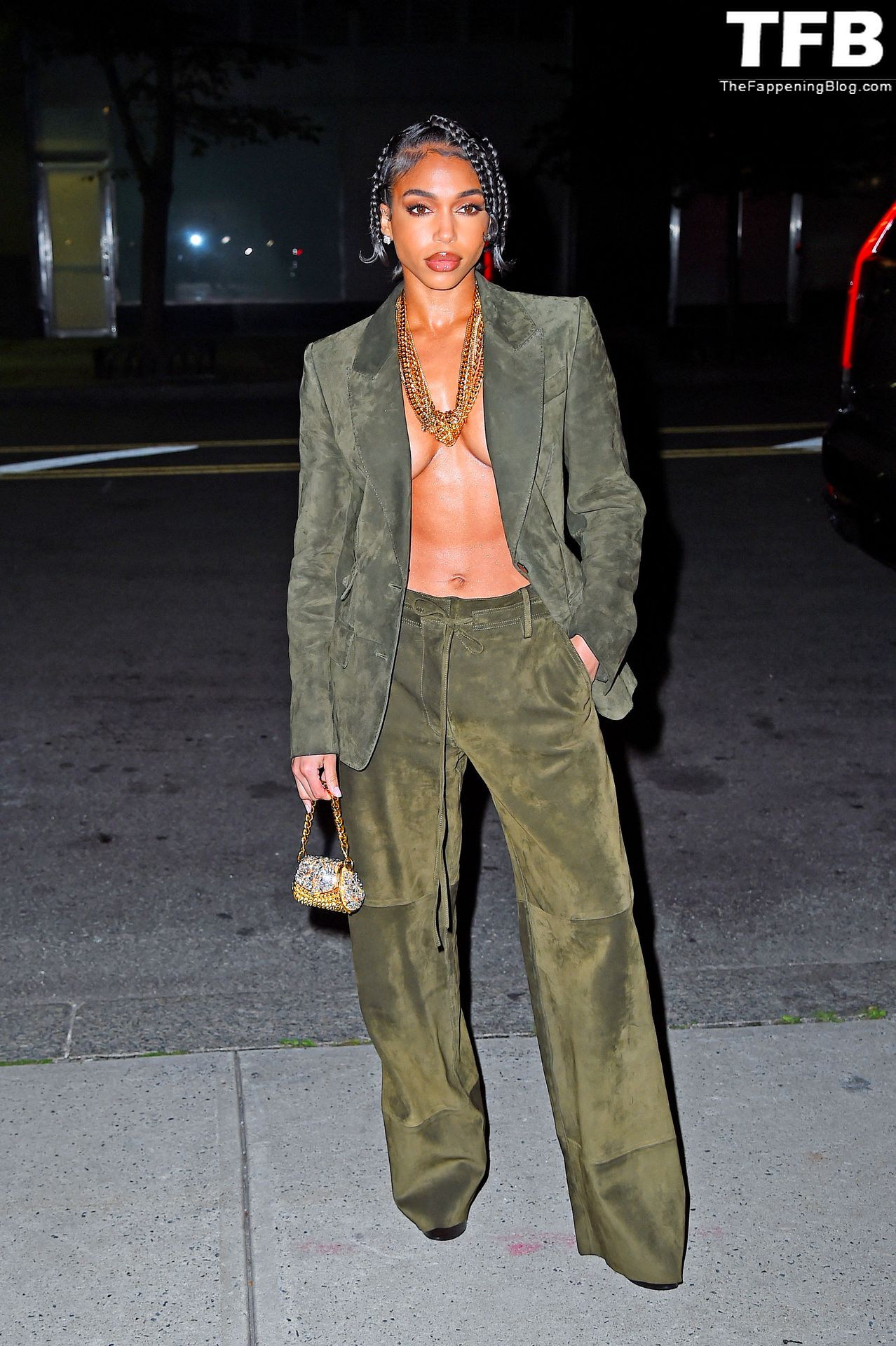 Lori Harvey Sexy The Fappening Blog 37 - Lori Harvey Shows Off Her Tits at the Tom Ford Fashion Show (38 Photos)