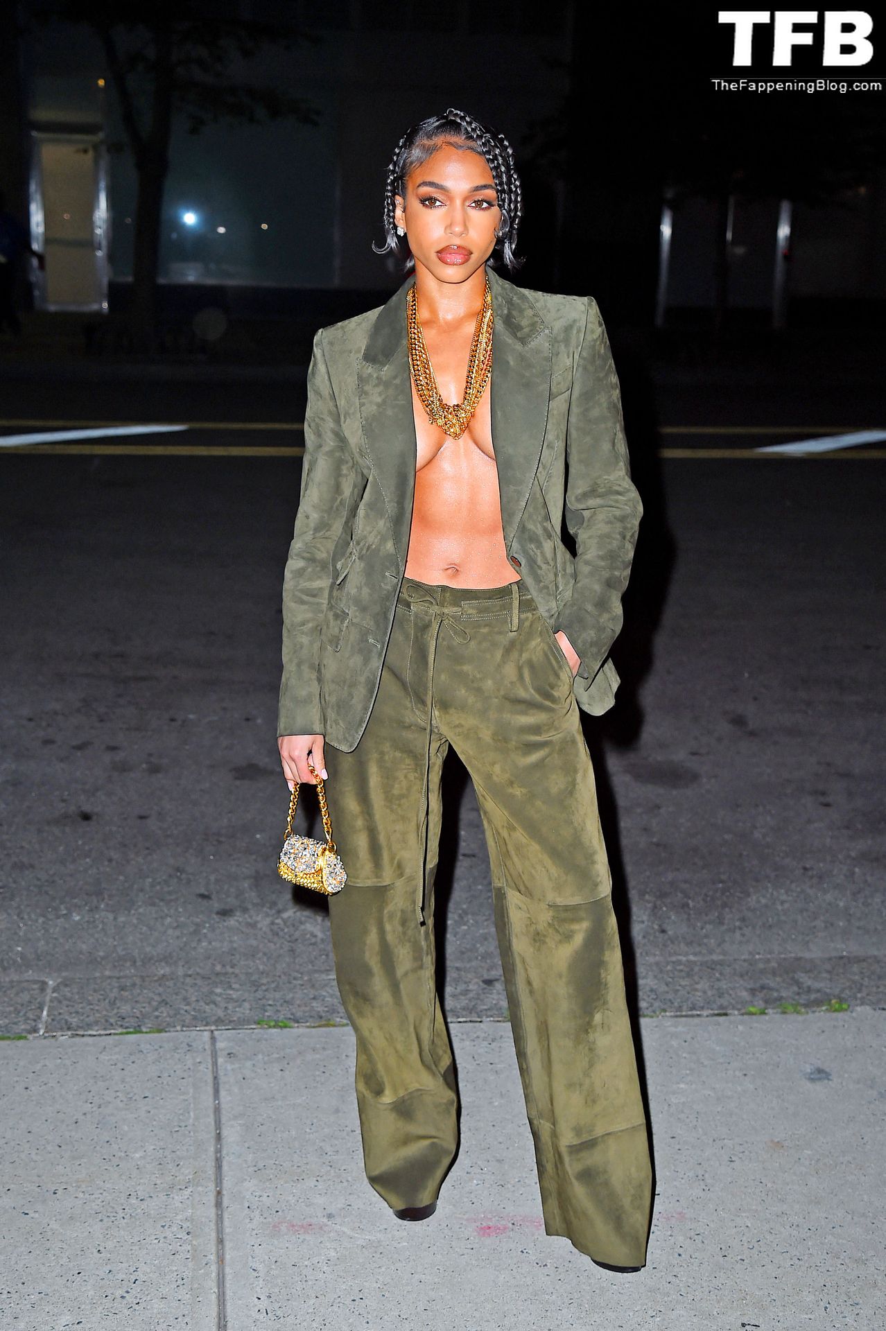 Lori Harvey Sexy The Fappening Blog 38 - Lori Harvey Shows Off Her Tits at the Tom Ford Fashion Show (38 Photos)