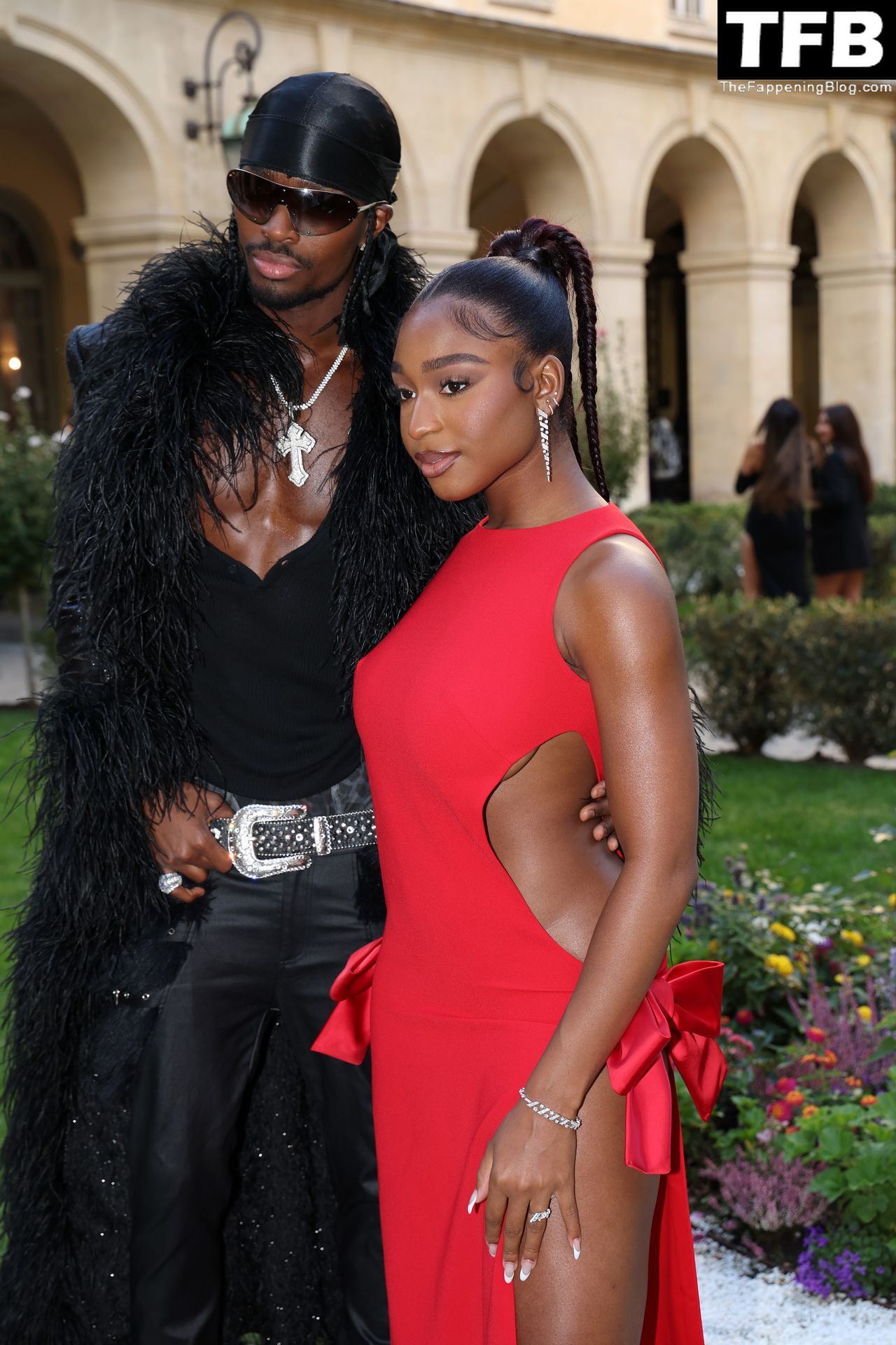 Normani Sexy The Fappening Blog 11 - Normani Looks Hot in a Red Dress Without Underwear as She Attends the Monot Womenswear Show (35 Photos)