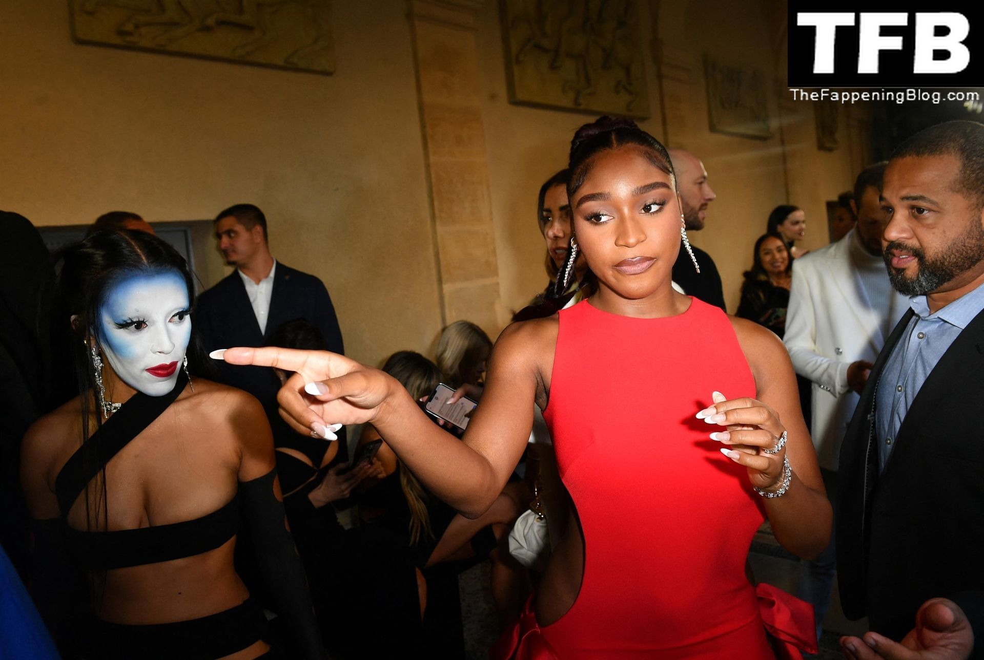 Normani Sexy The Fappening Blog 13 - Normani Looks Hot in a Red Dress Without Underwear as She Attends the Monot Womenswear Show (35 Photos)