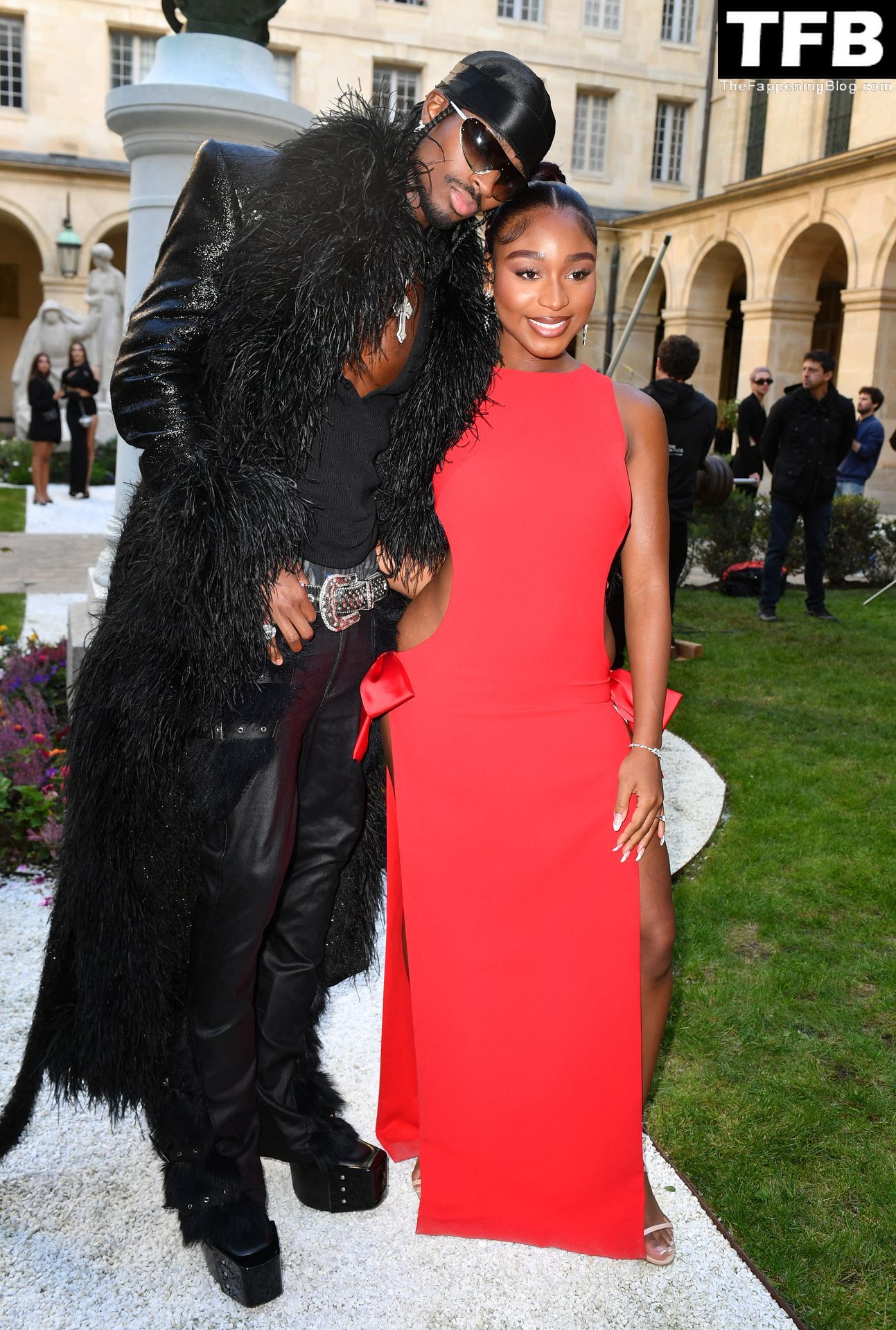 Normani Sexy The Fappening Blog 2 - Normani Looks Hot in a Red Dress Without Underwear as She Attends the Monot Womenswear Show (35 Photos)