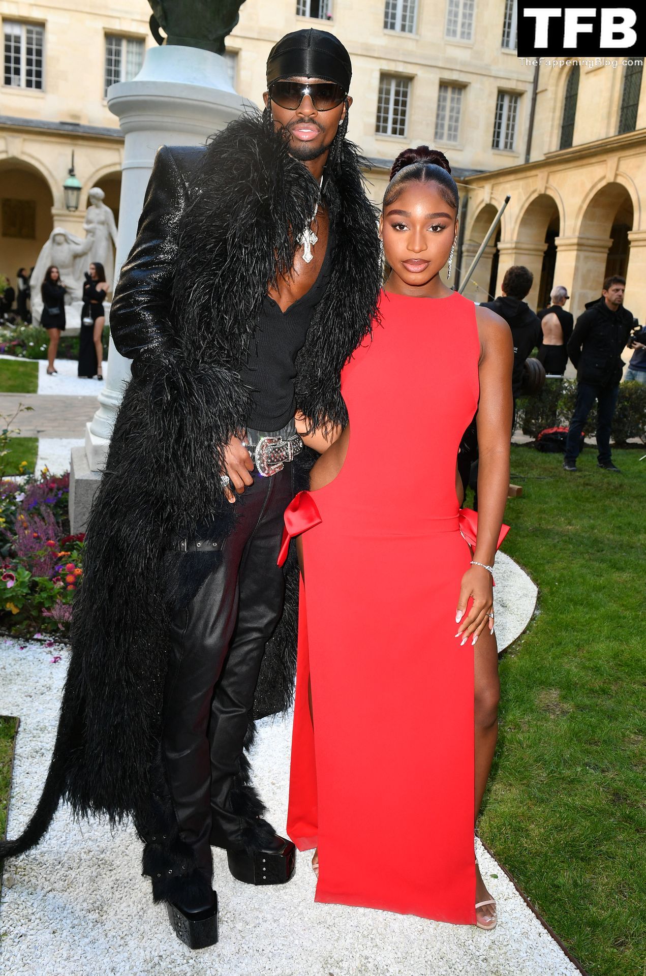 Normani Sexy The Fappening Blog 4 - Normani Looks Hot in a Red Dress Without Underwear as She Attends the Monot Womenswear Show (35 Photos)
