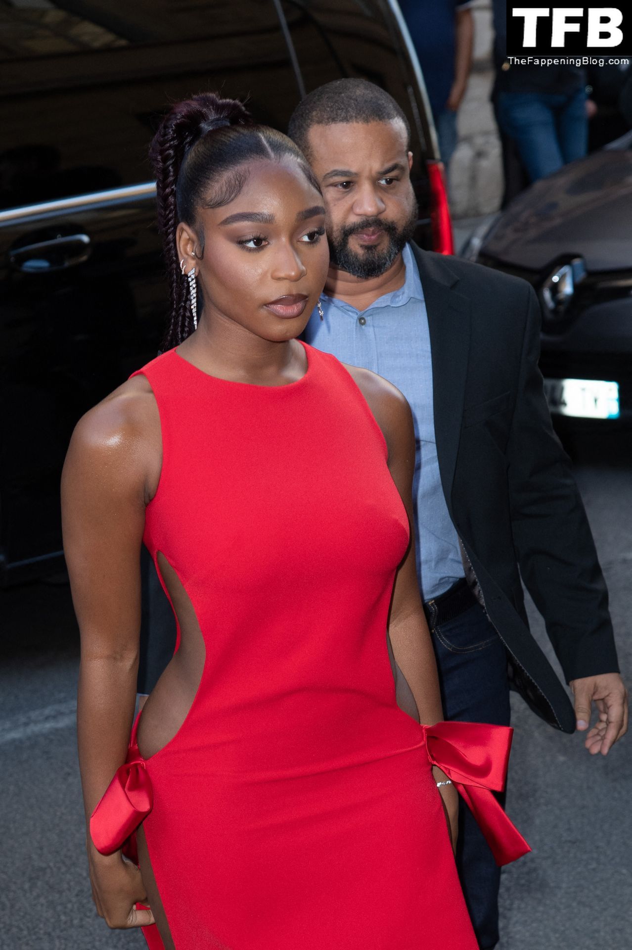 Normani Sexy The Fappening Blog 7 - Normani Looks Hot in a Red Dress Without Underwear as She Attends the Monot Womenswear Show (35 Photos)