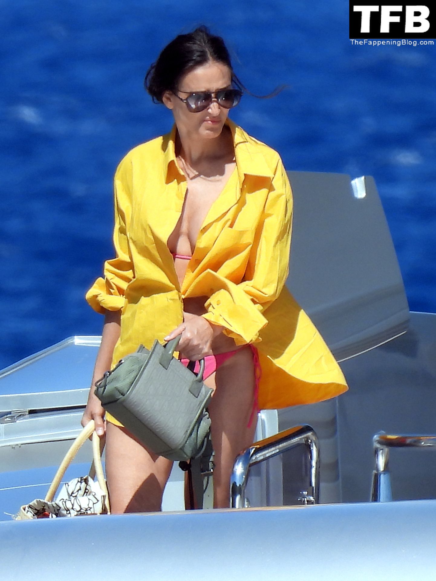 Demi Moore Sexy The Fappening Blog 11 - Demi Moore Looks Sensational at 59 in a Red Bikini on Vacation in Greece (59 Photos)