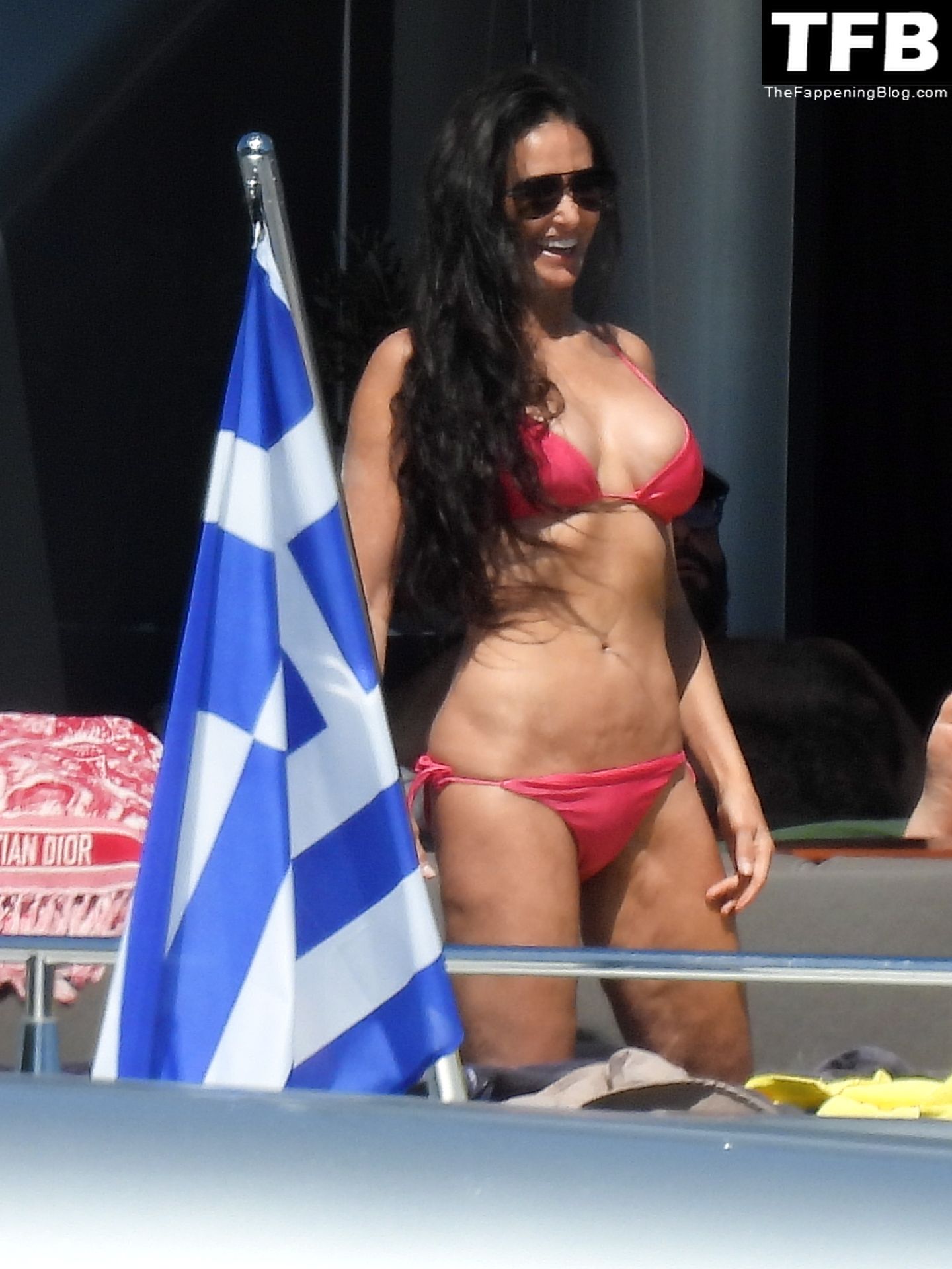 Demi Moore Sexy The Fappening Blog 17 - Demi Moore Looks Sensational at 59 in a Red Bikini on Vacation in Greece (59 Photos)