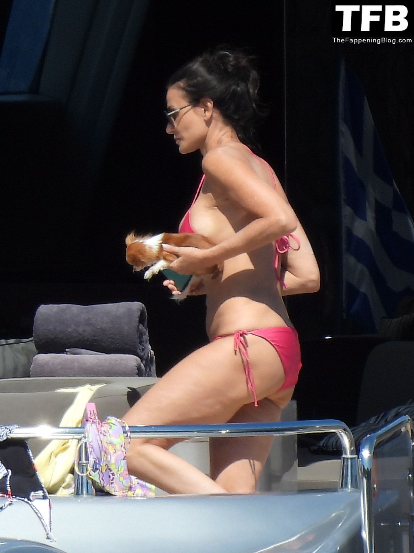 Demi Moore Sexy The Fappening Blog 24 - Demi Moore Looks Sensational at 59 in a Red Bikini on Vacation in Greece (59 Photos)