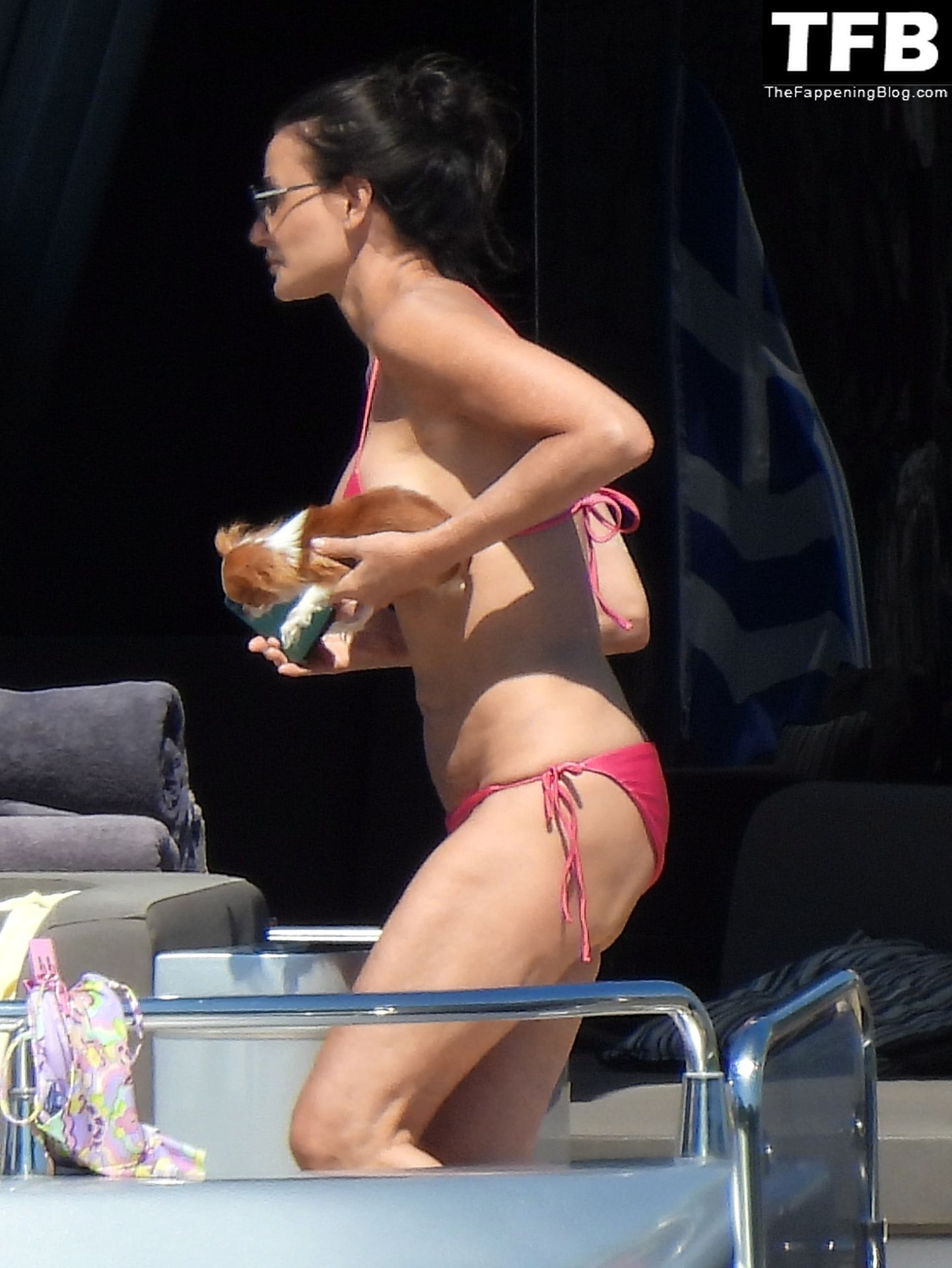 Demi Moore Sexy The Fappening Blog 25 - Demi Moore Looks Sensational at 59 in a Red Bikini on Vacation in Greece (59 Photos)