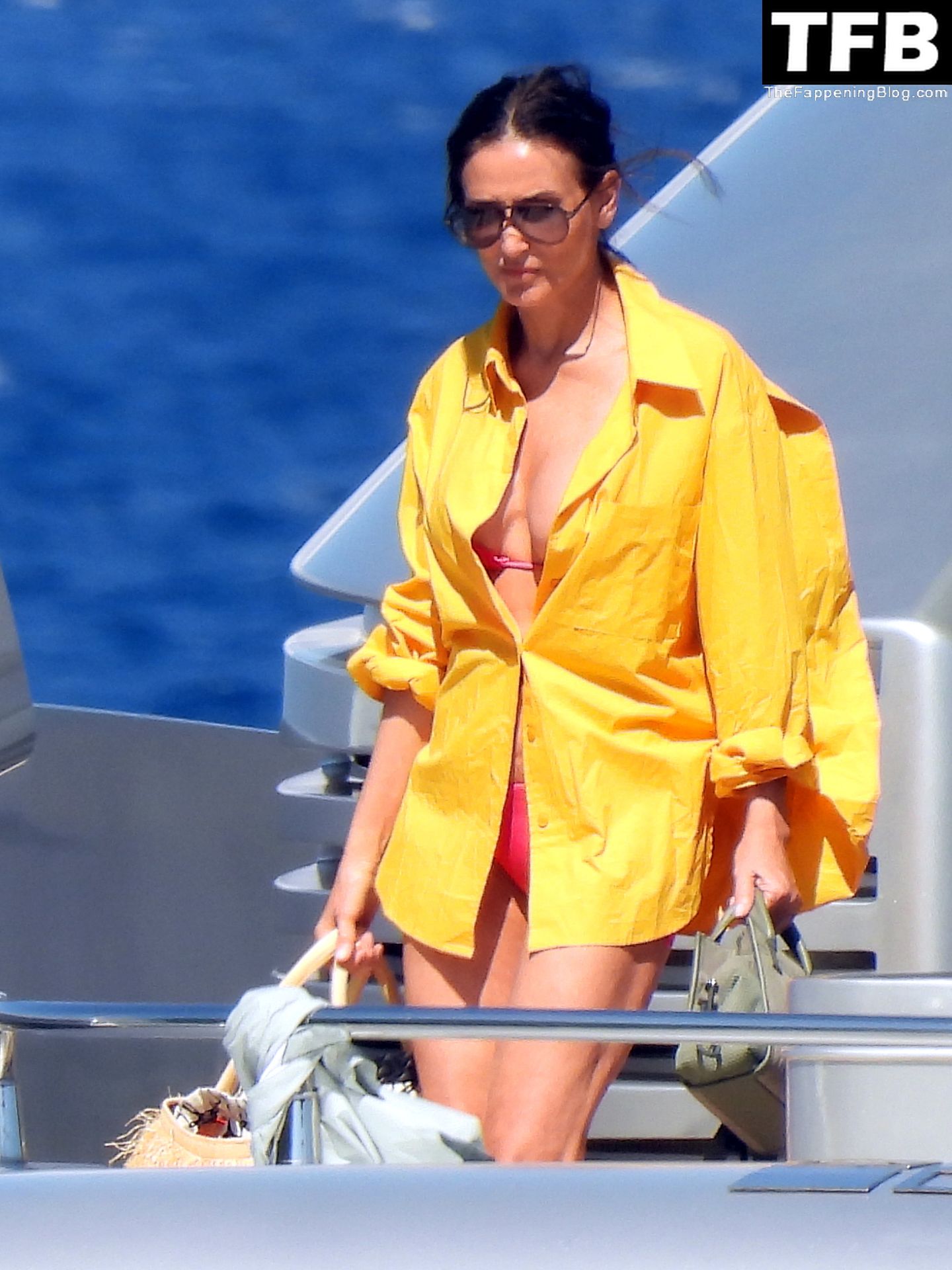 Demi Moore Sexy The Fappening Blog 3 - Demi Moore Looks Sensational at 59 in a Red Bikini on Vacation in Greece (59 Photos)