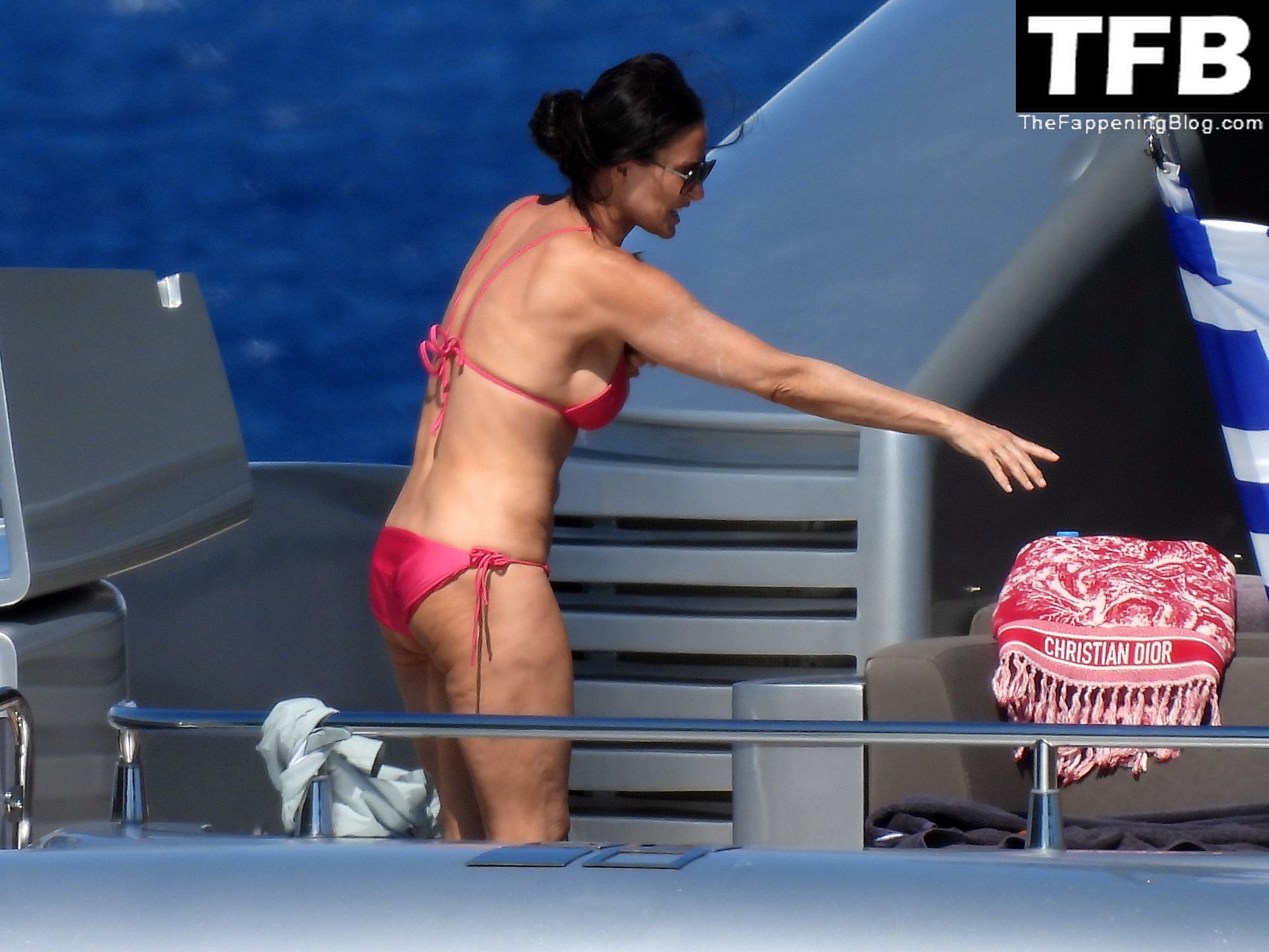 Demi Moore Sexy The Fappening Blog 31 - Demi Moore Looks Sensational at 59 in a Red Bikini on Vacation in Greece (59 Photos)