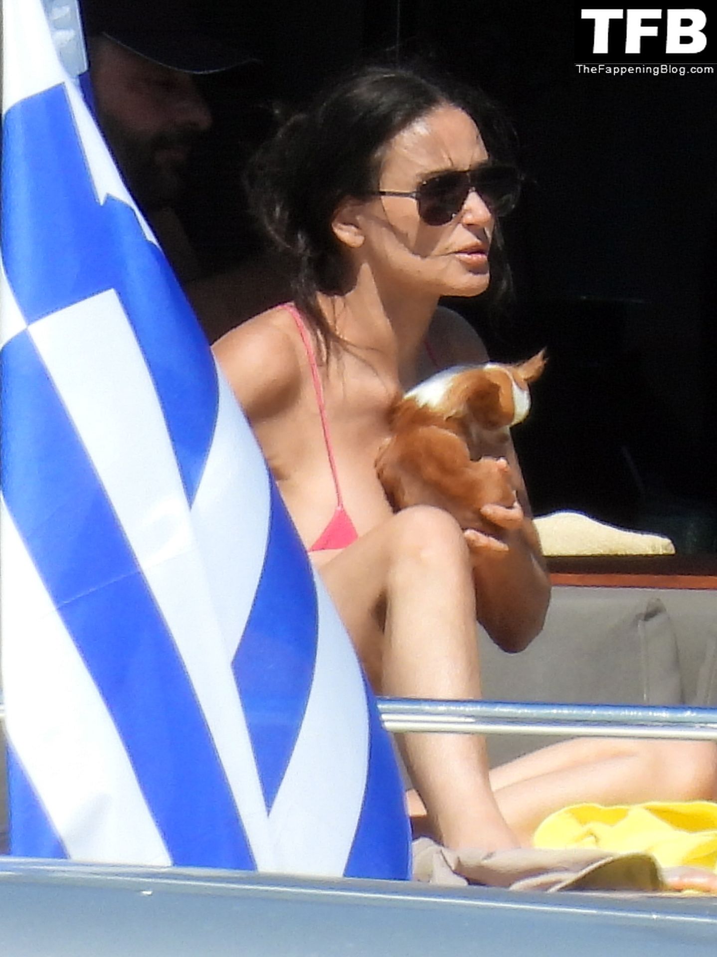 Demi Moore Sexy The Fappening Blog 32 - Demi Moore Looks Sensational at 59 in a Red Bikini on Vacation in Greece (59 Photos)