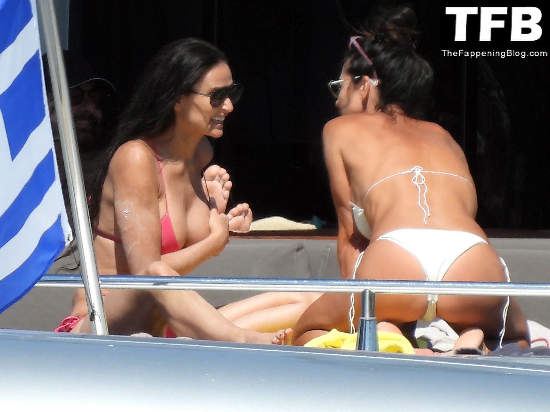Demi Moore Sexy The Fappening Blog 34 - Demi Moore Looks Sensational at 59 in a Red Bikini on Vacation in Greece (59 Photos)