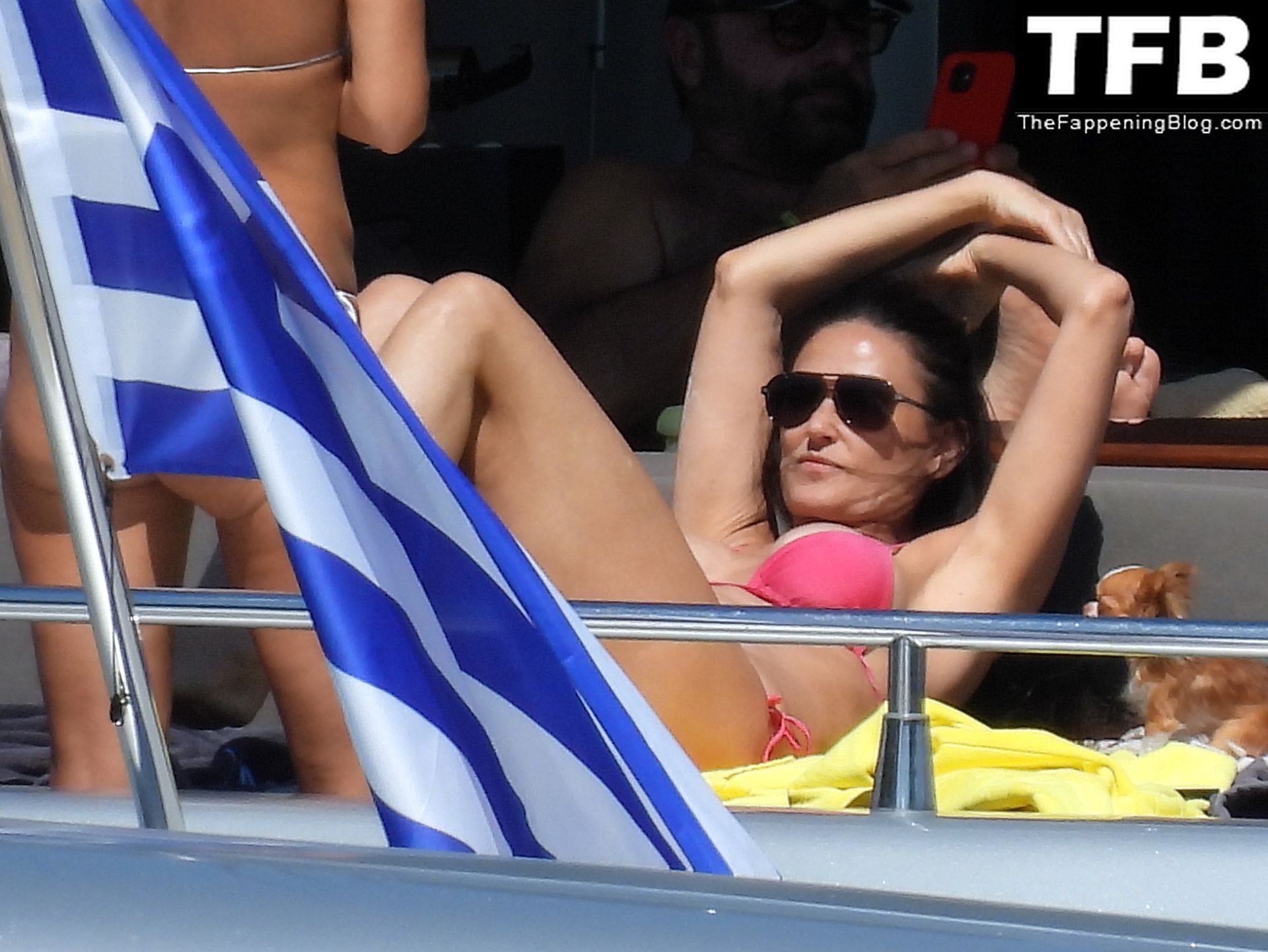 Demi Moore Sexy The Fappening Blog 36 - Demi Moore Looks Sensational at 59 in a Red Bikini on Vacation in Greece (59 Photos)