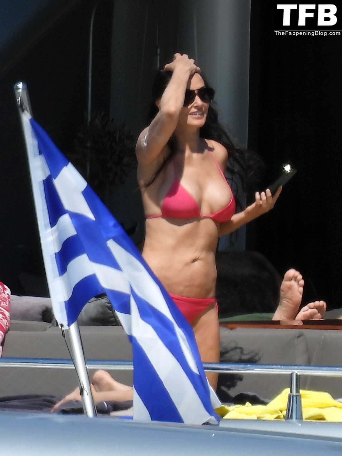 Demi Moore Sexy The Fappening Blog 38 - Demi Moore Looks Sensational at 59 in a Red Bikini on Vacation in Greece (59 Photos)