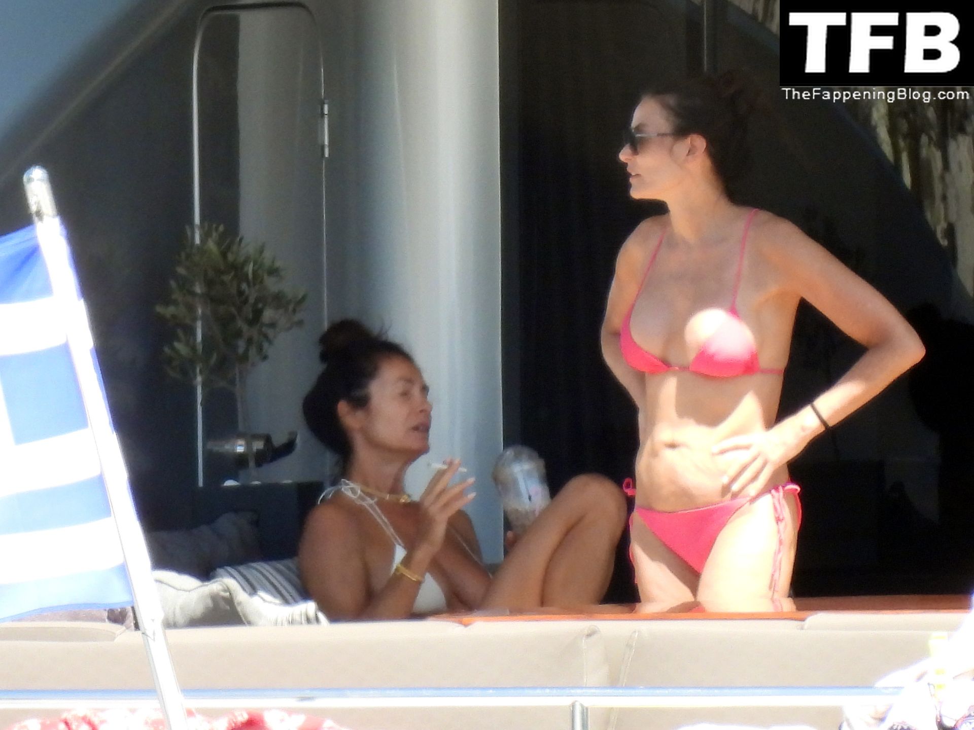 Demi Moore Sexy The Fappening Blog 51 - Demi Moore Looks Sensational at 59 in a Red Bikini on Vacation in Greece (59 Photos)