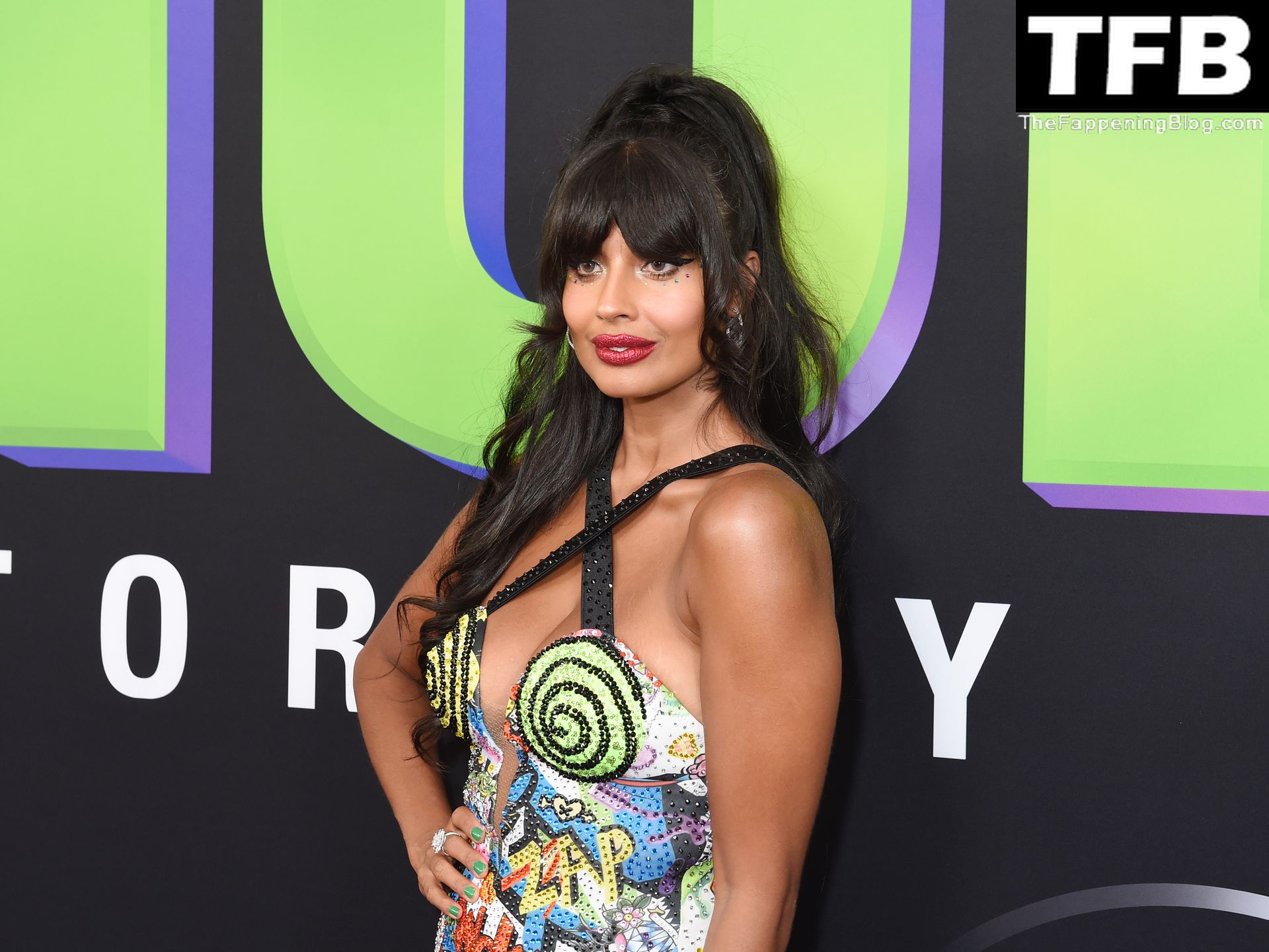 Jameela Jamil Sexy The Fappening Blog 29 - Jameela Jamil Flaunts Her Big Tits at the Premiere of Disney+’s “She Hulk: Attorney at Law” in LA (53 Photos)