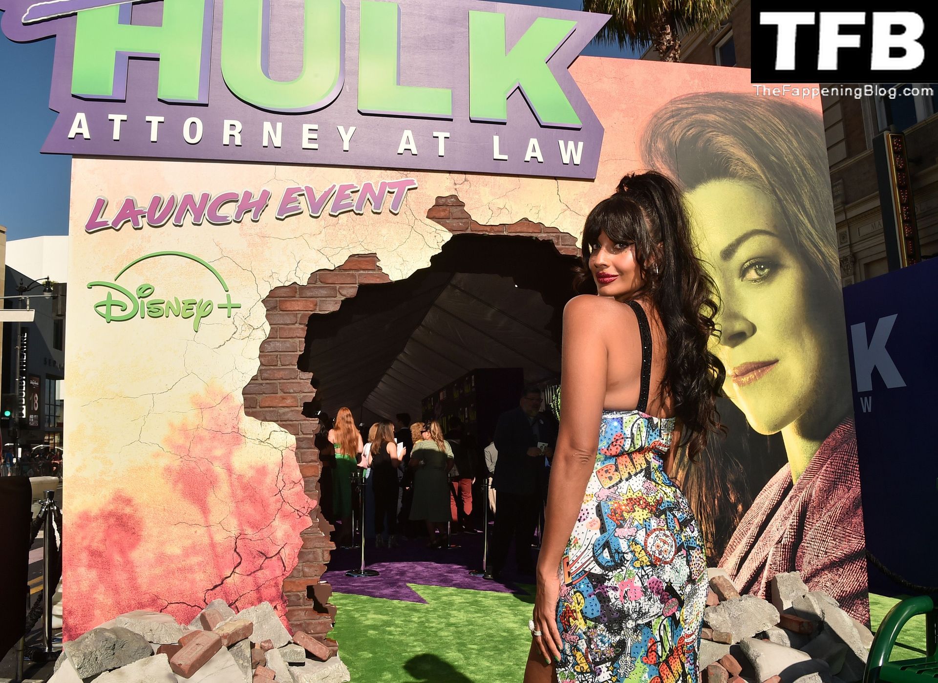 Jameela Jamil Sexy The Fappening Blog 32 - Jameela Jamil Flaunts Her Big Tits at the Premiere of Disney+’s “She Hulk: Attorney at Law” in LA (53 Photos)