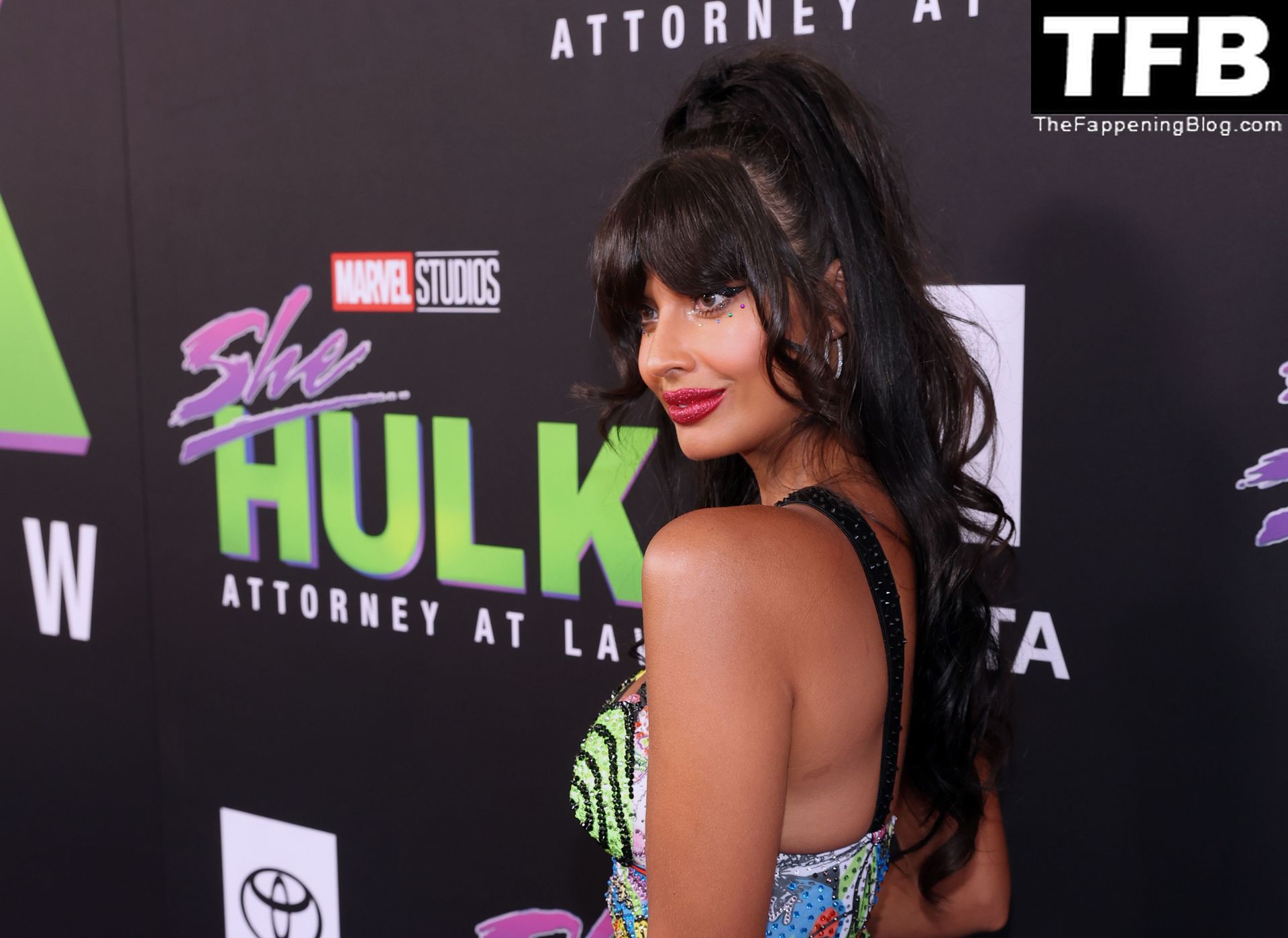 Jameela Jamil Sexy The Fappening Blog 33 - Jameela Jamil Flaunts Her Big Tits at the Premiere of Disney+’s “She Hulk: Attorney at Law” in LA (53 Photos)