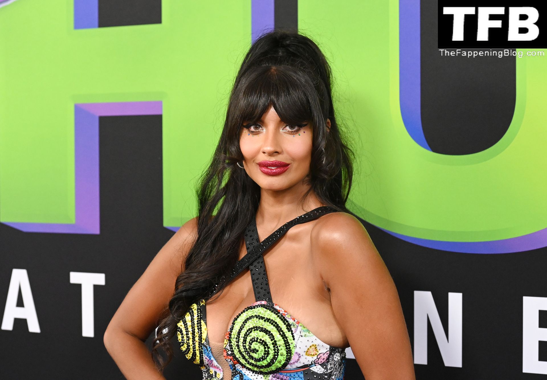 Jameela Jamil Sexy The Fappening Blog 37 - Jameela Jamil Flaunts Her Big Tits at the Premiere of Disney+’s “She Hulk: Attorney at Law” in LA (53 Photos)