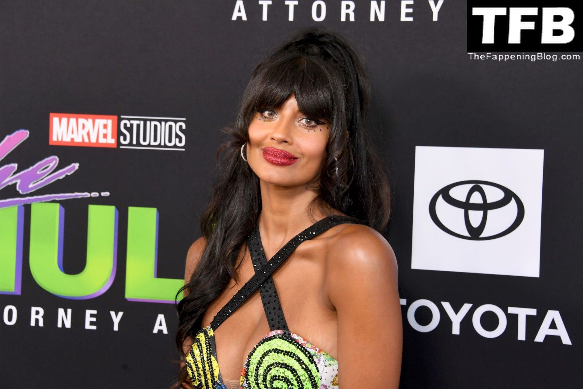 Jameela Jamil Sexy The Fappening Blog 41 - Jameela Jamil Flaunts Her Big Tits at the Premiere of Disney+’s “She Hulk: Attorney at Law” in LA (53 Photos)