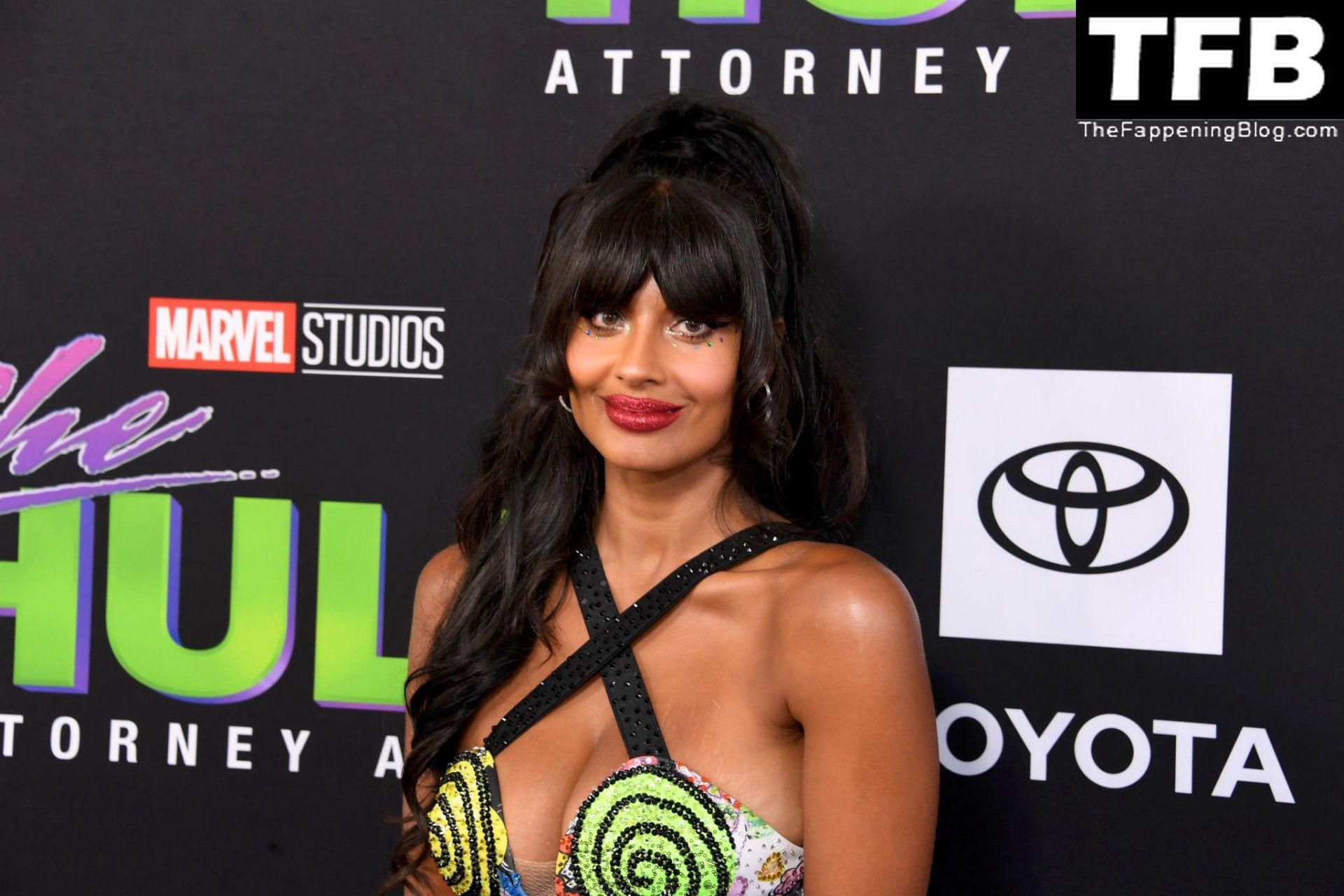 Jameela Jamil Sexy The Fappening Blog 44 - Jameela Jamil Flaunts Her Big Tits at the Premiere of Disney+’s “She Hulk: Attorney at Law” in LA (53 Photos)