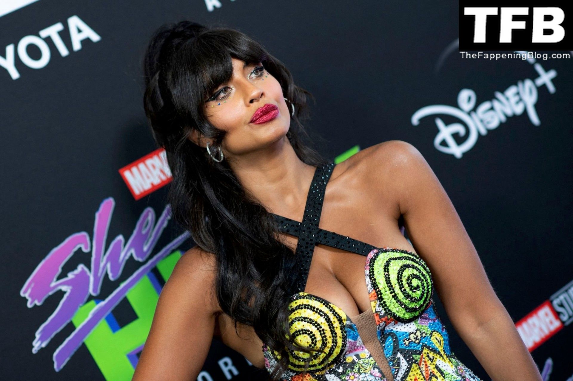 Jameela Jamil Sexy The Fappening Blog 46 - Jameela Jamil Flaunts Her Big Tits at the Premiere of Disney+’s “She Hulk: Attorney at Law” in LA (53 Photos)