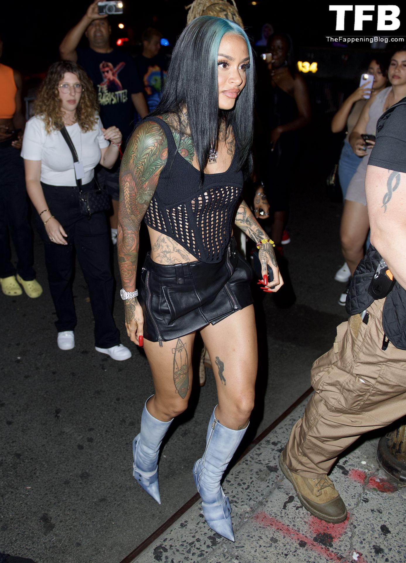 Kehlani See Through Nudity The Fappening Blog 1 - Kehlani Flashes Her Nude Tits in NYC (17 Photos)